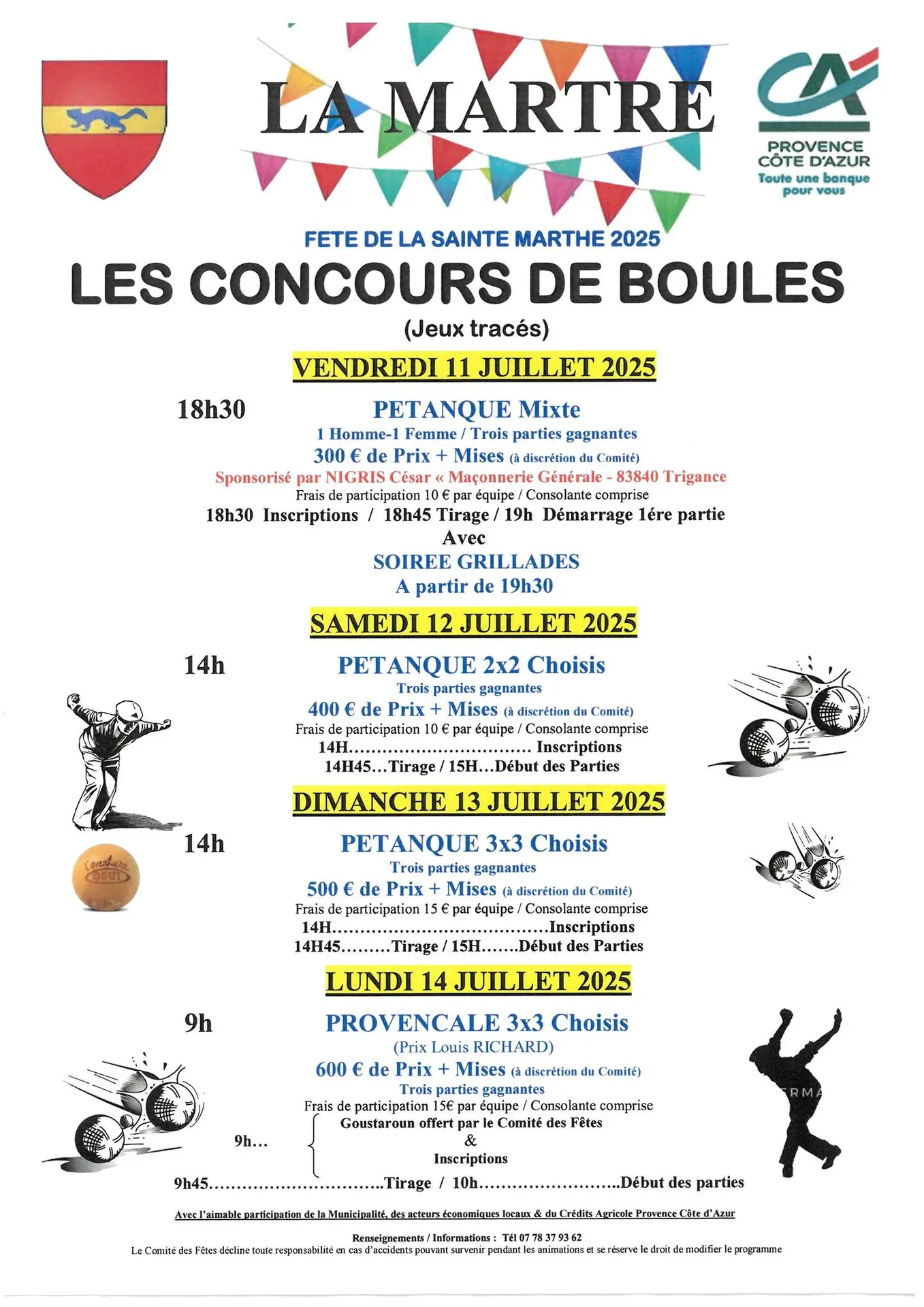 Pétanque competition