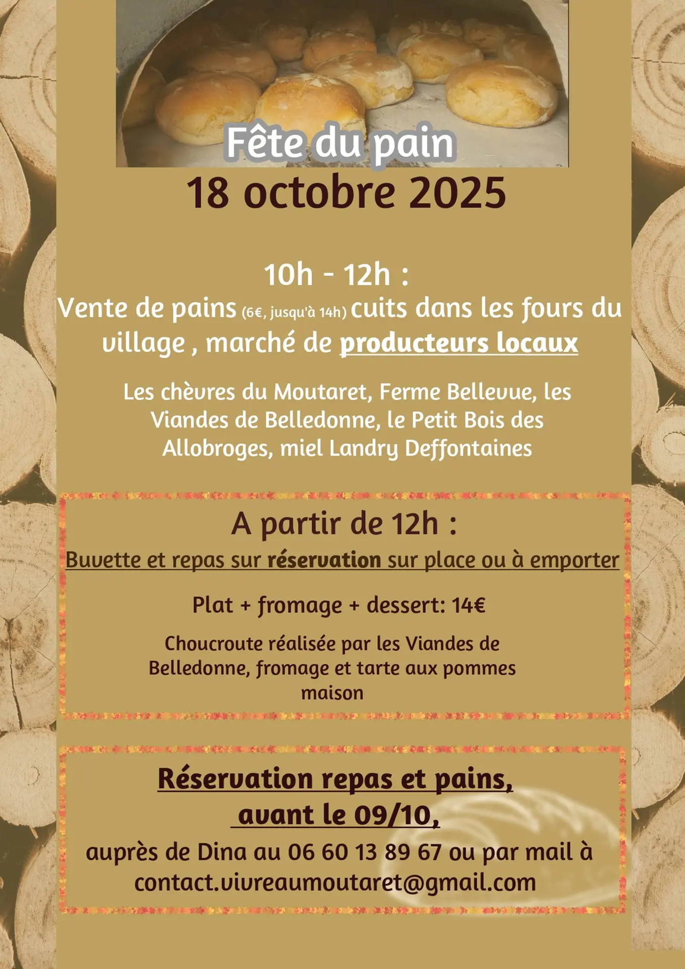 Fête du pain_Le Moutaret