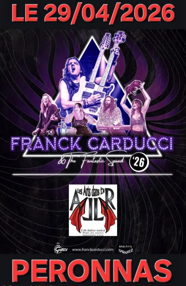 Affiche_Franck Carducci & The Fantastic Squad_Péronnas