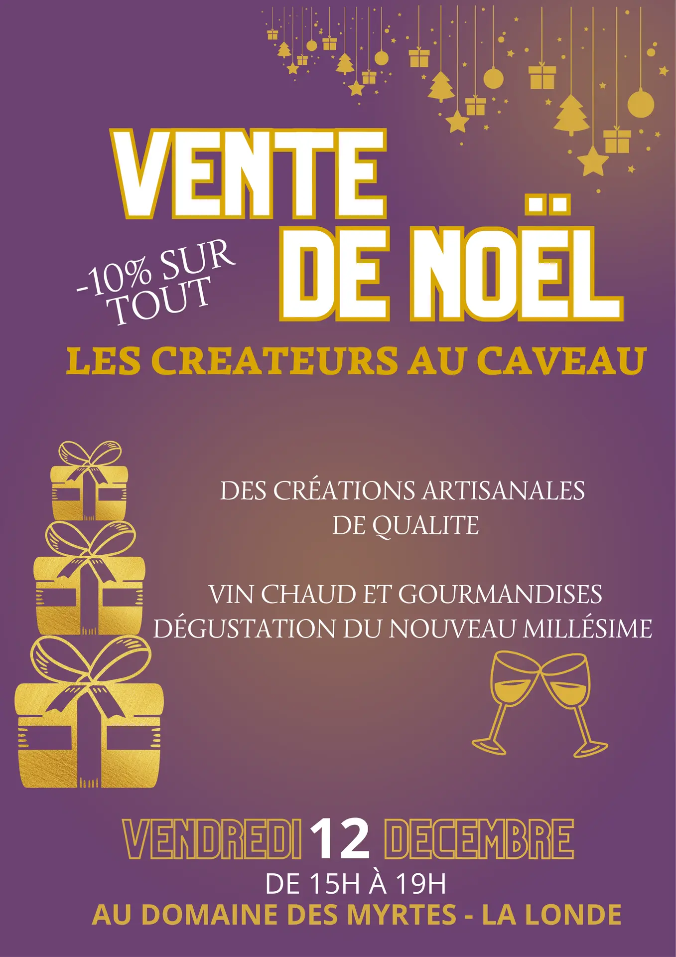 Les Créateurs au Caveau des Myrtes à la Londe les Mauresd