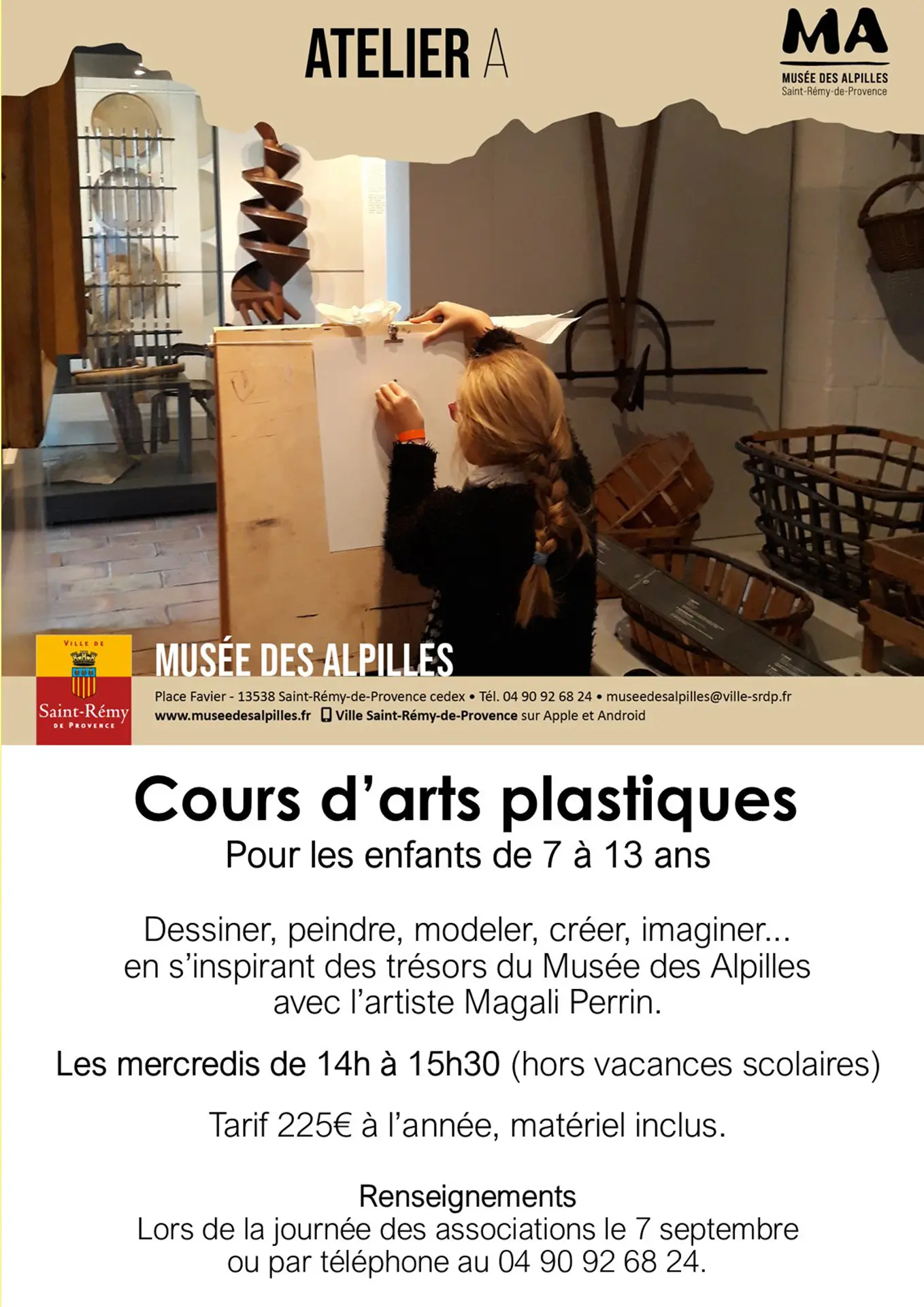 Cours d'arts plastiques au Musée des Alpilles_Saint-Rémy-de-Provence