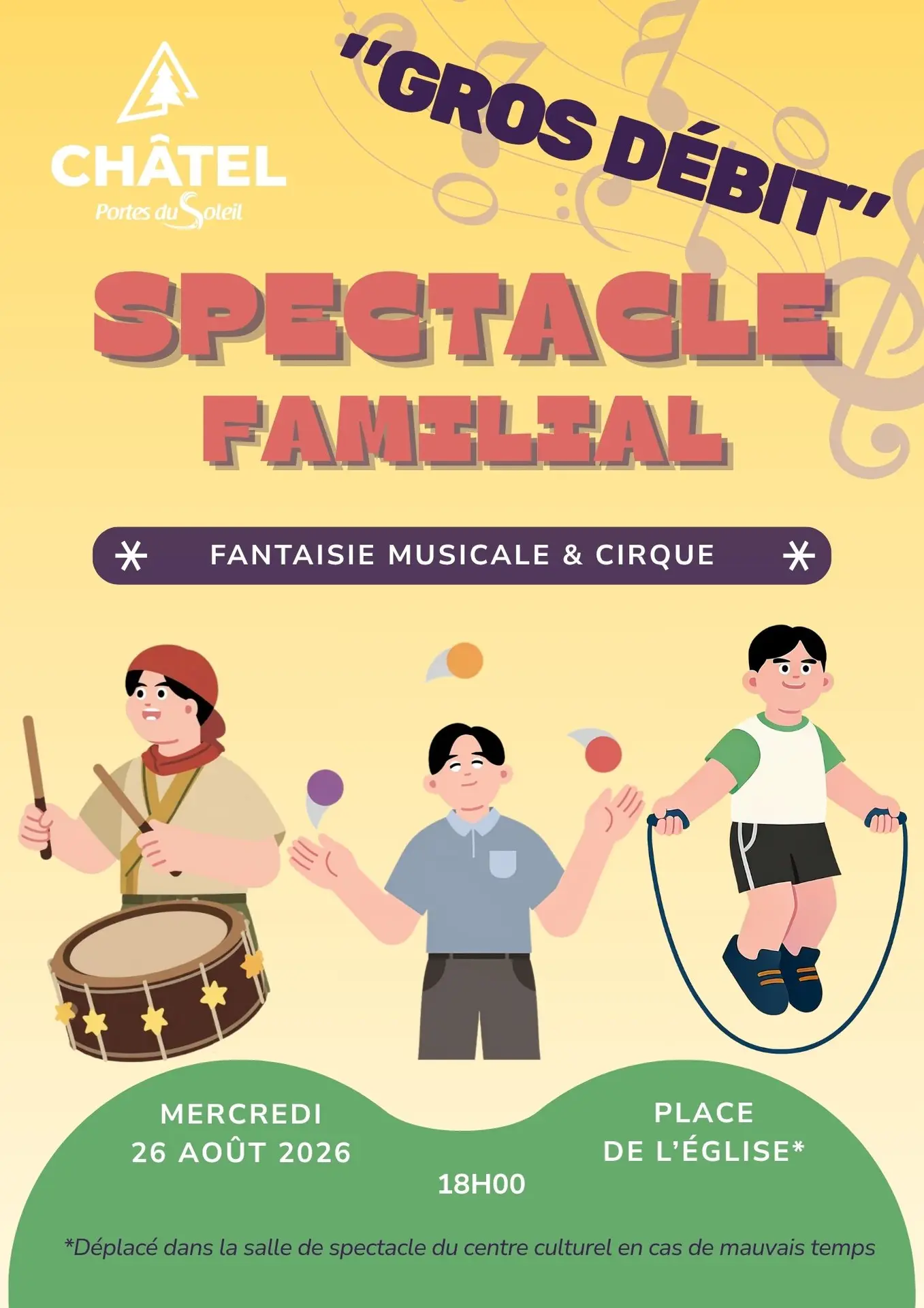 Spectacle familial Gros débit_Châtel