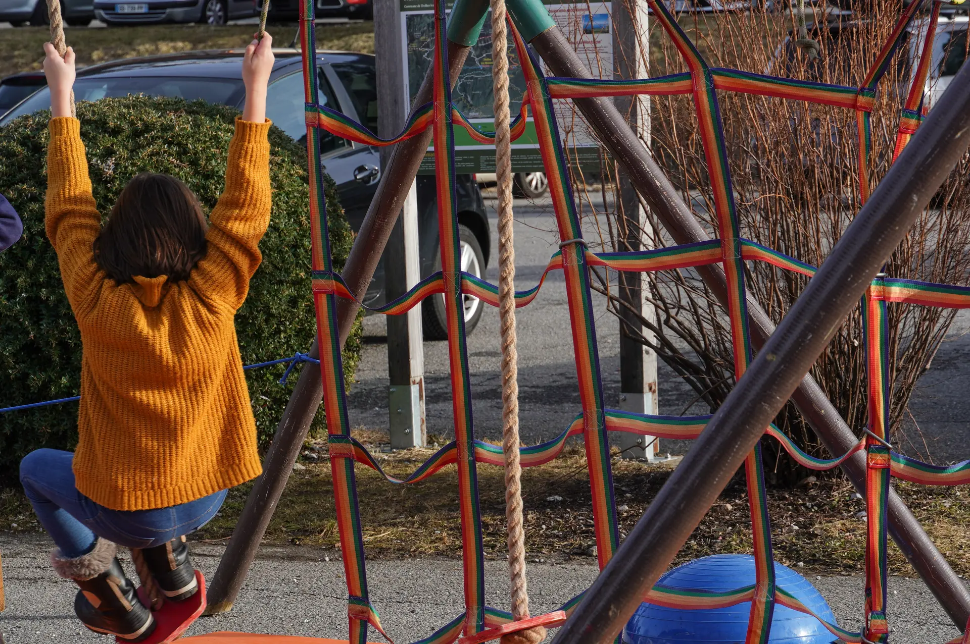 Parcours d'obstacles des Givrés Warriors à Thollon !