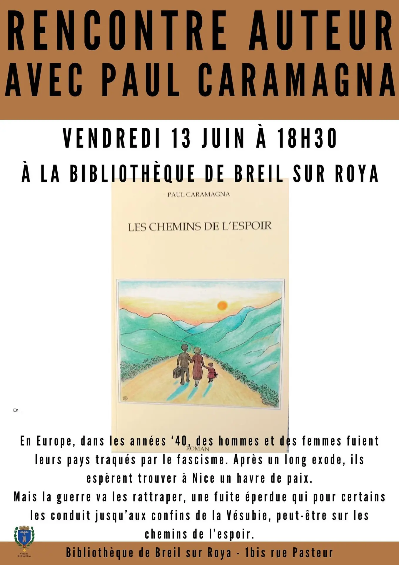 Rencontre auteur avec Paul Caramagna