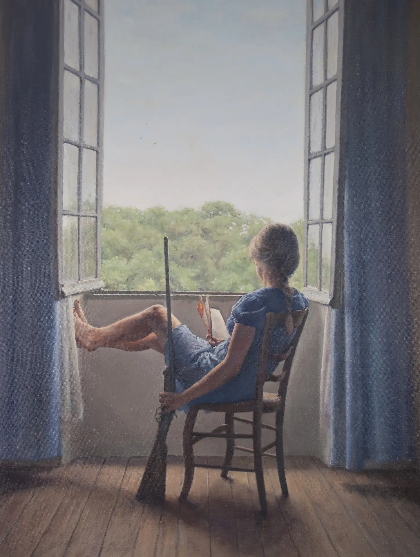 I will survive - A RF Waiting Final 24x19 inc border ©Alex Russell Flint