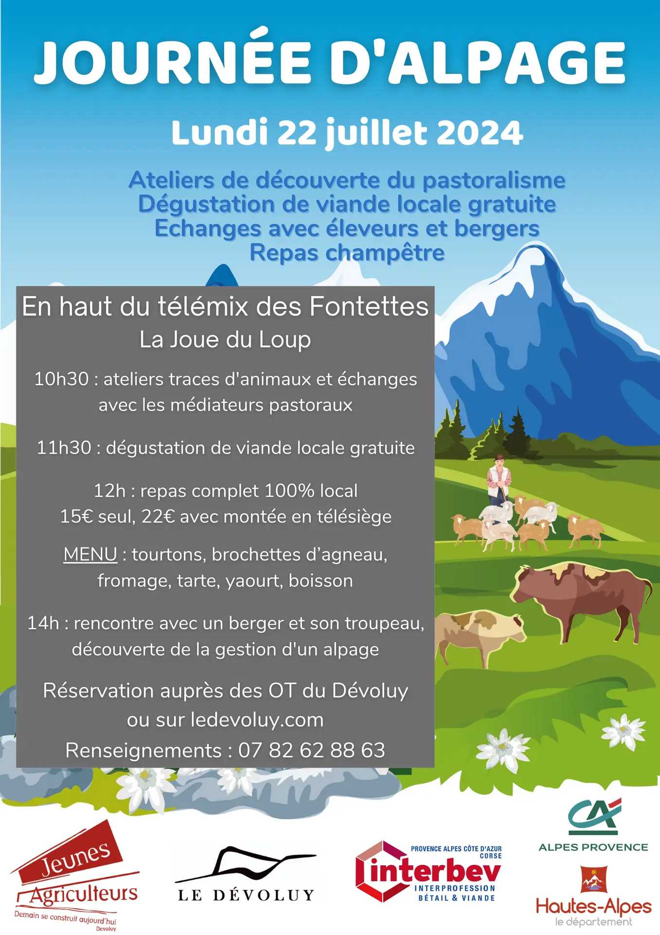 Journée d'alpage dans Le Dévoluy