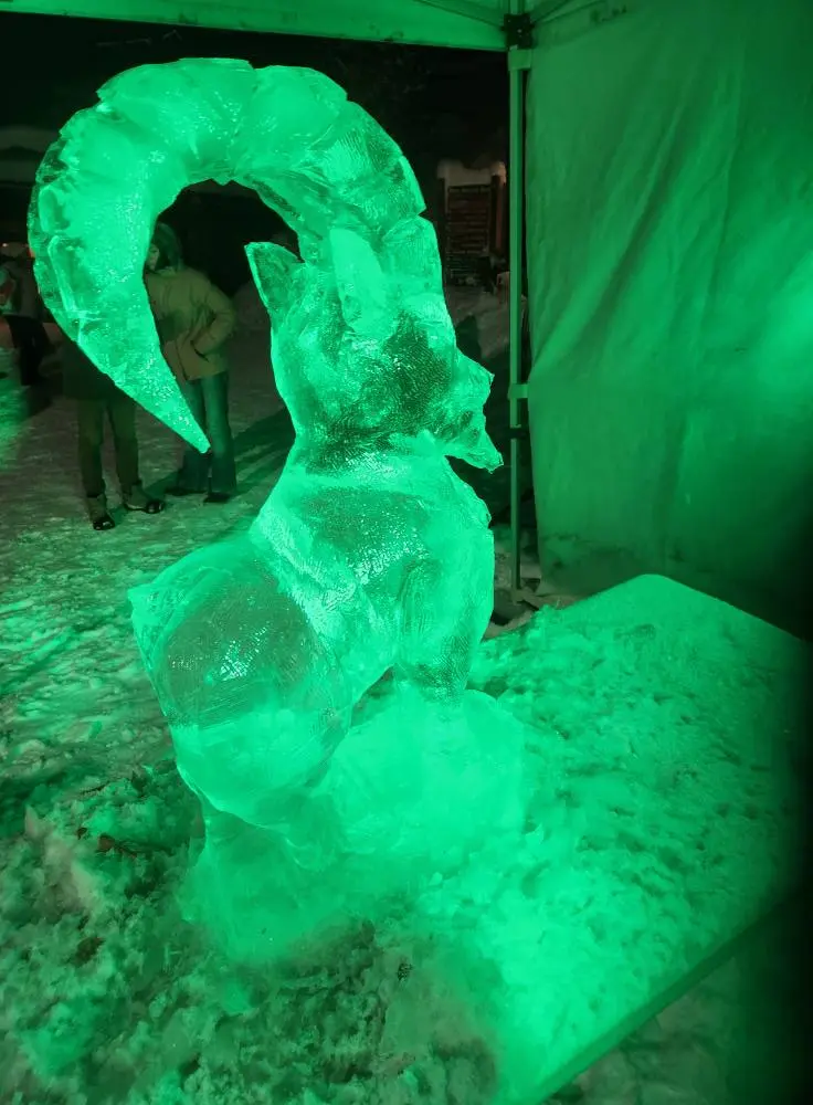 Sculpture sur glace avec ice inspiration.