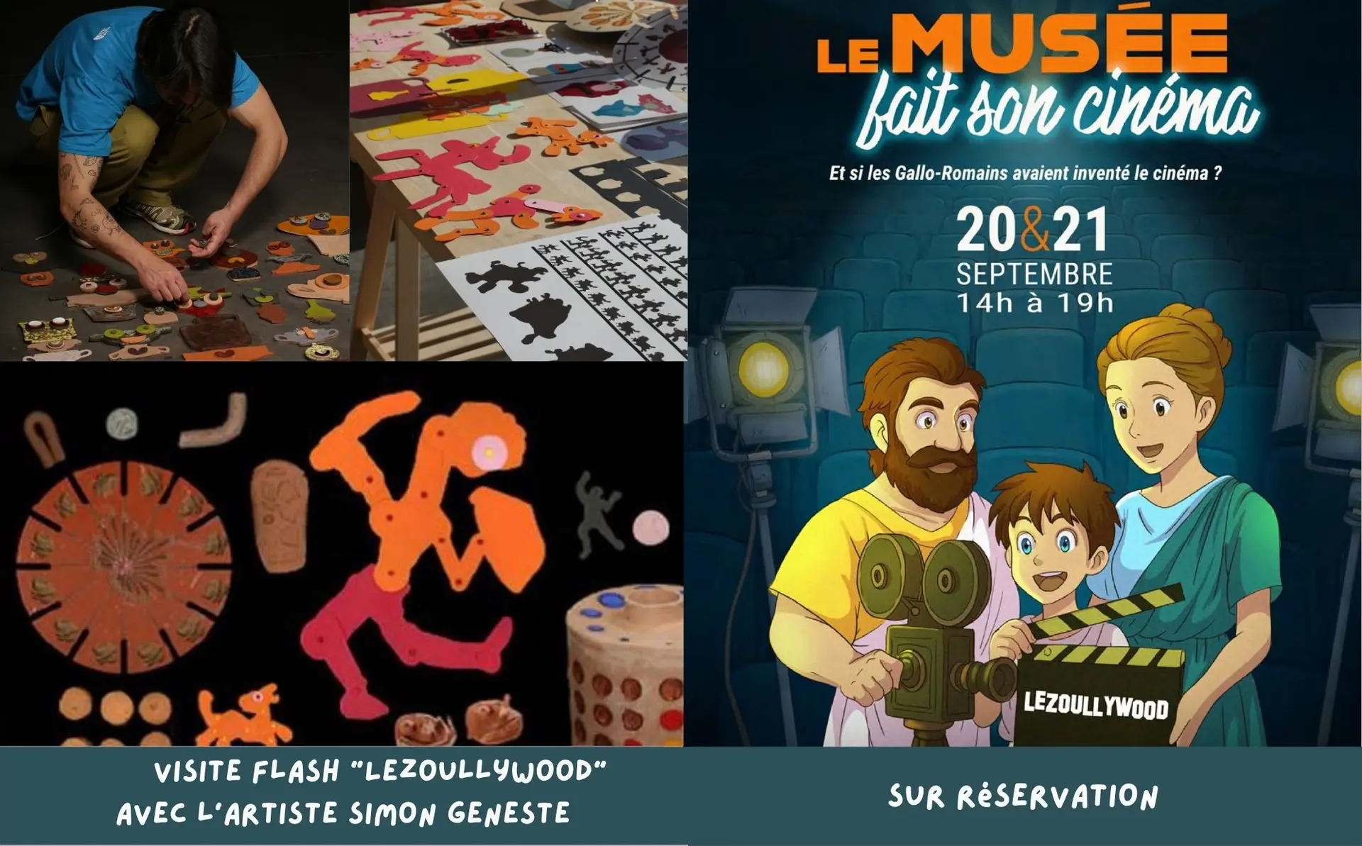 Visites guidées flash « LEZOULLYWOOD » par l’artiste Simon Geneste - Journées européennes du patrimoine_Lezoux