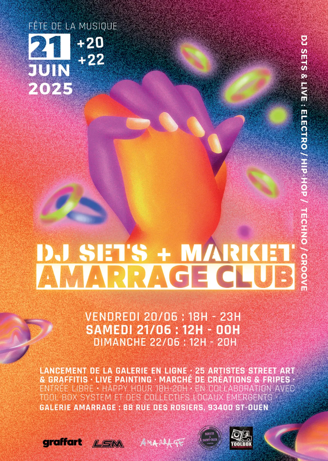 Événement - Amarrage Club_Saint-Ouen