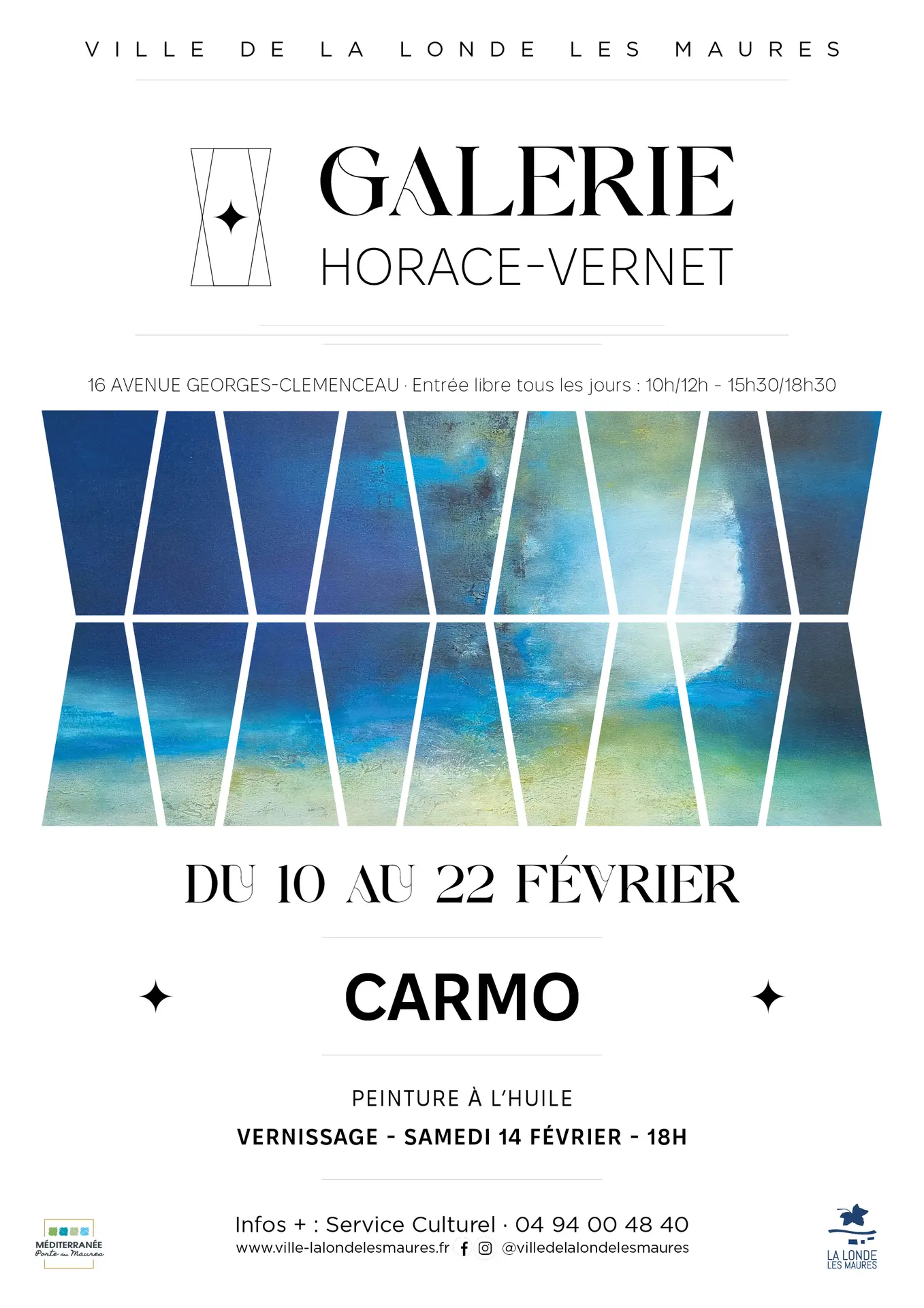 Les expositions de peintures en Méditerranée porte des Maures