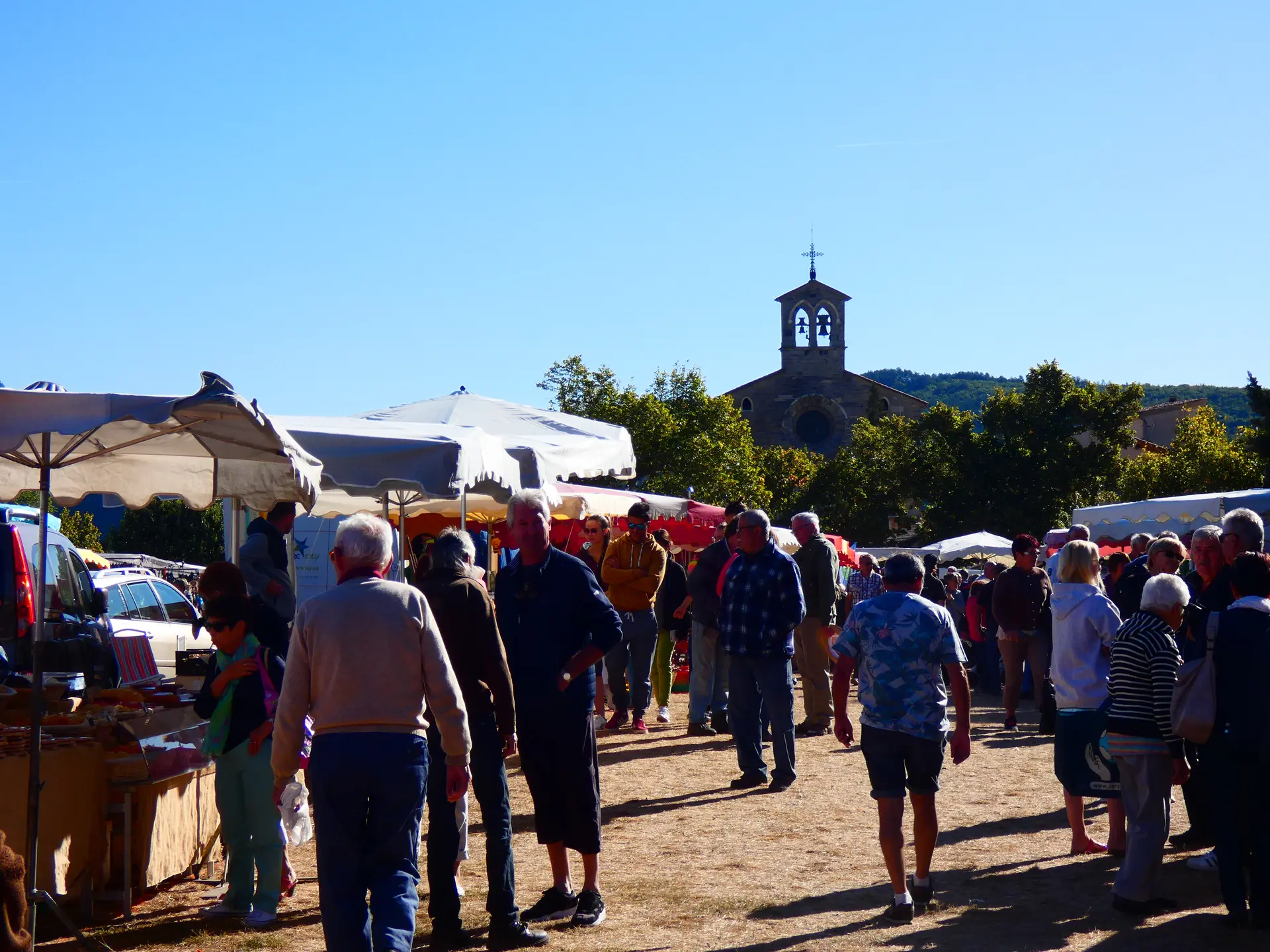 Stands sur la Foire aux Dindes