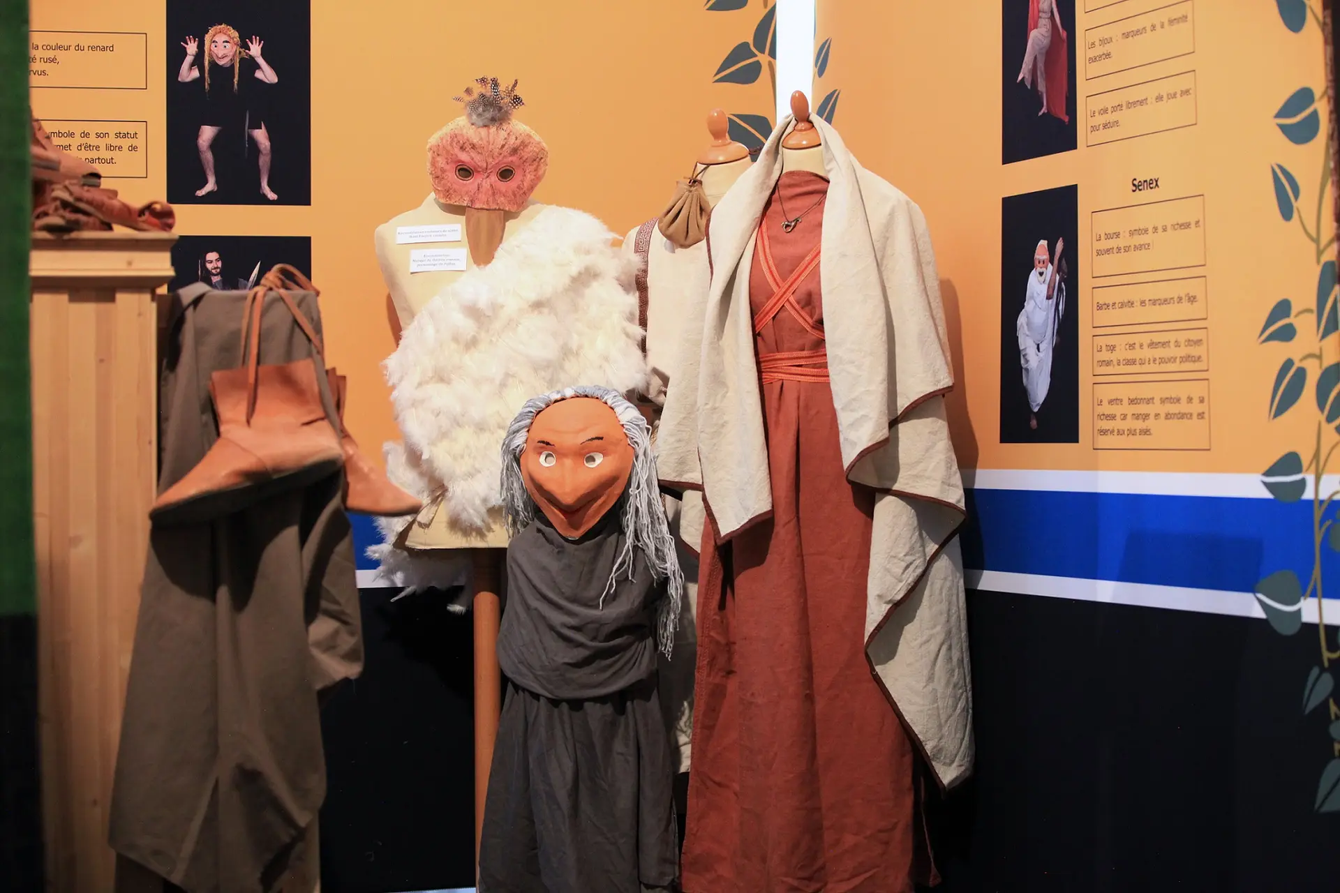 Objets présentés dans l'exposition temporaire