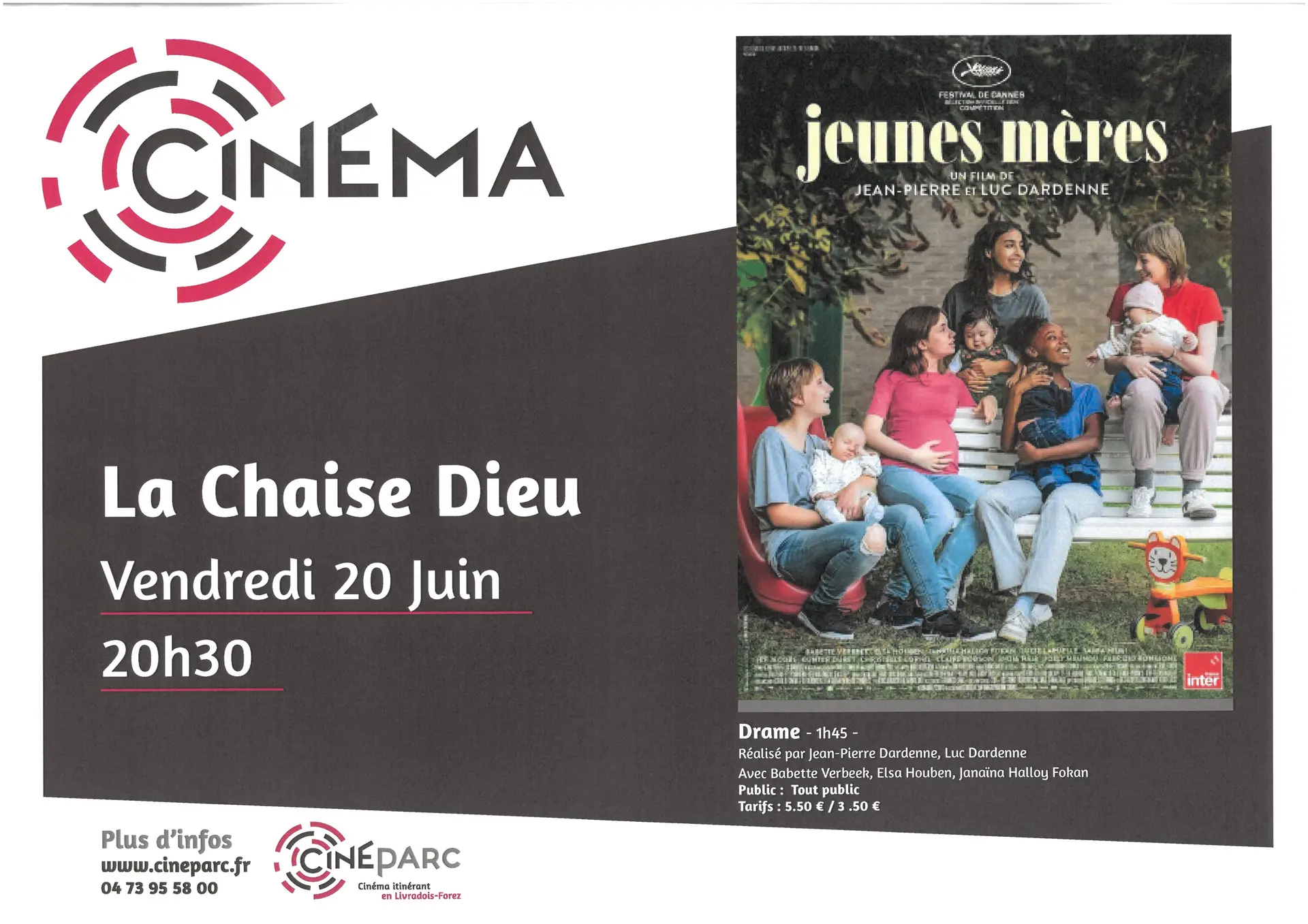 Séance de cinéma Jeunes mères