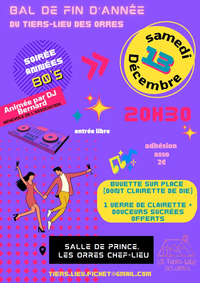 Bal de fin d'année au Tiers-lieu_Les Orres