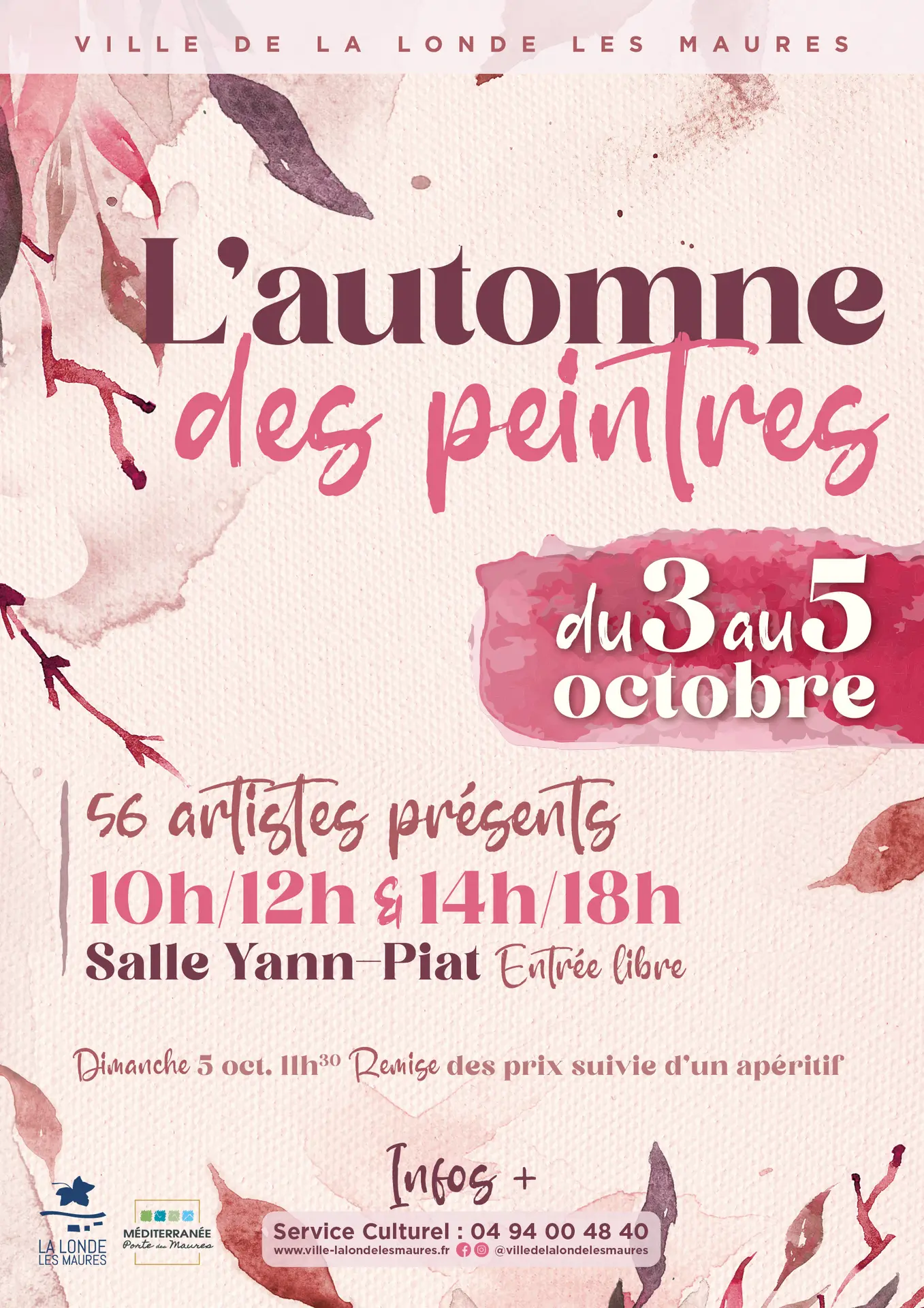 Les expositions de peintures en Méditerranée porte des Maures