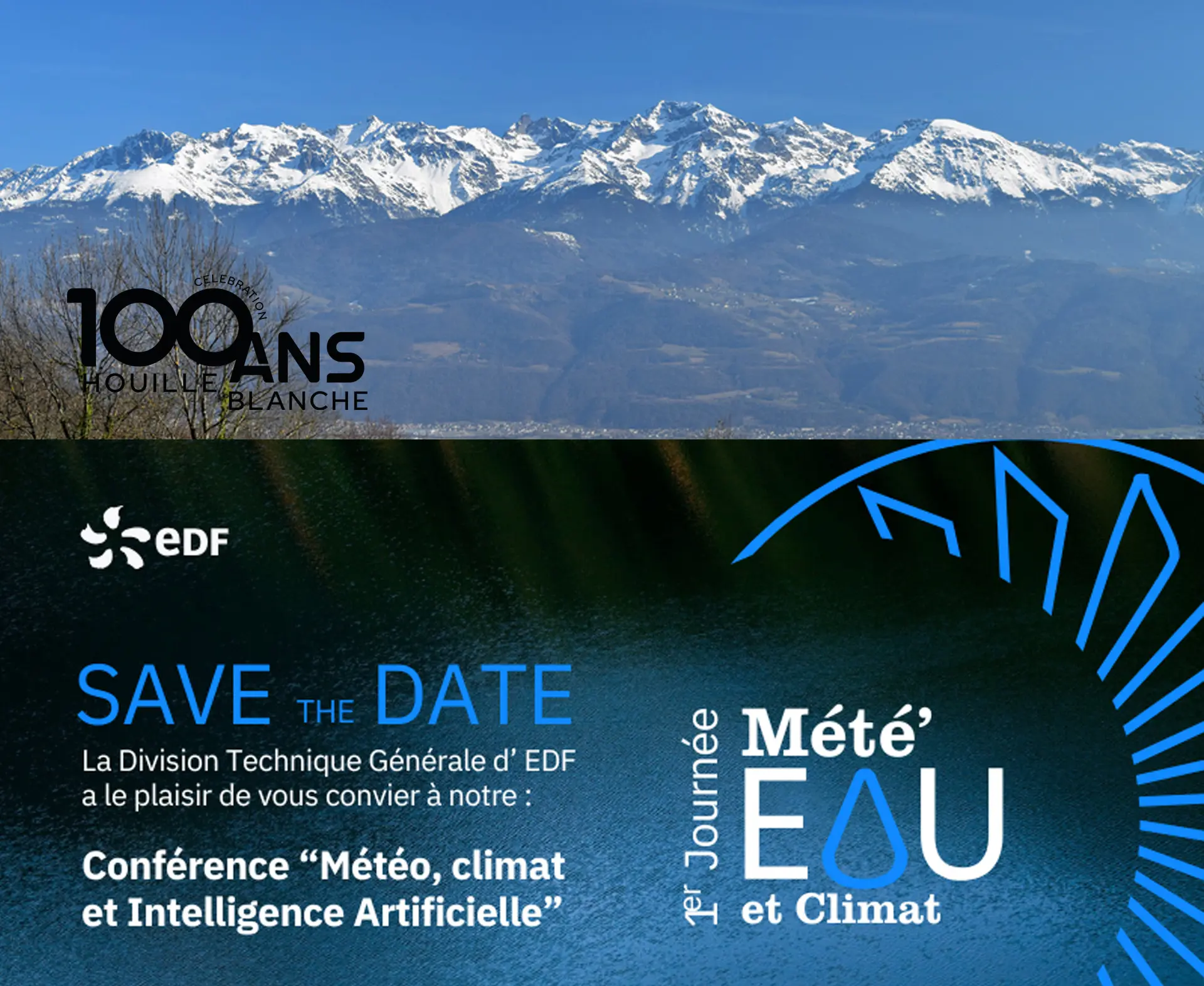 Chaîne de Belledonne et titre de la conférence