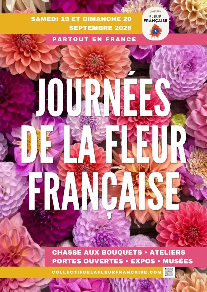 Affiche officielle du collectif de la Fleur Française 2026