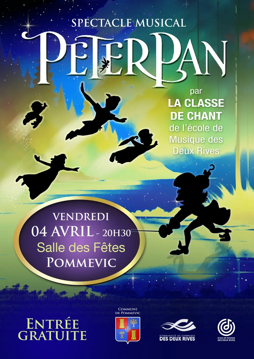 Spectacle musical Peter Pan_Pommevic
