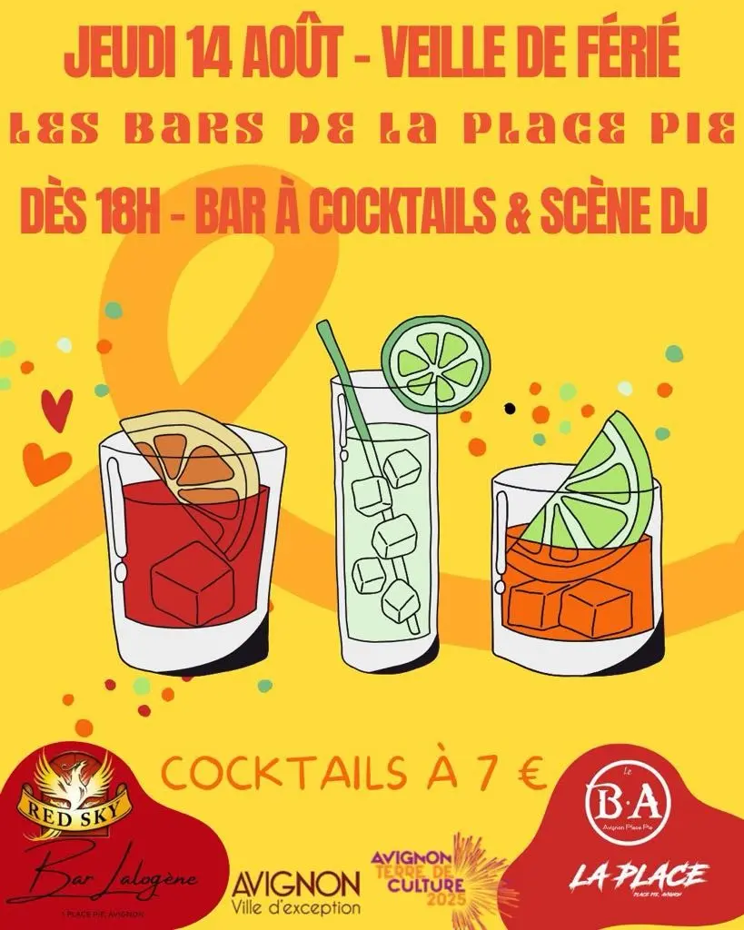 Les bars de la place Pie en fête