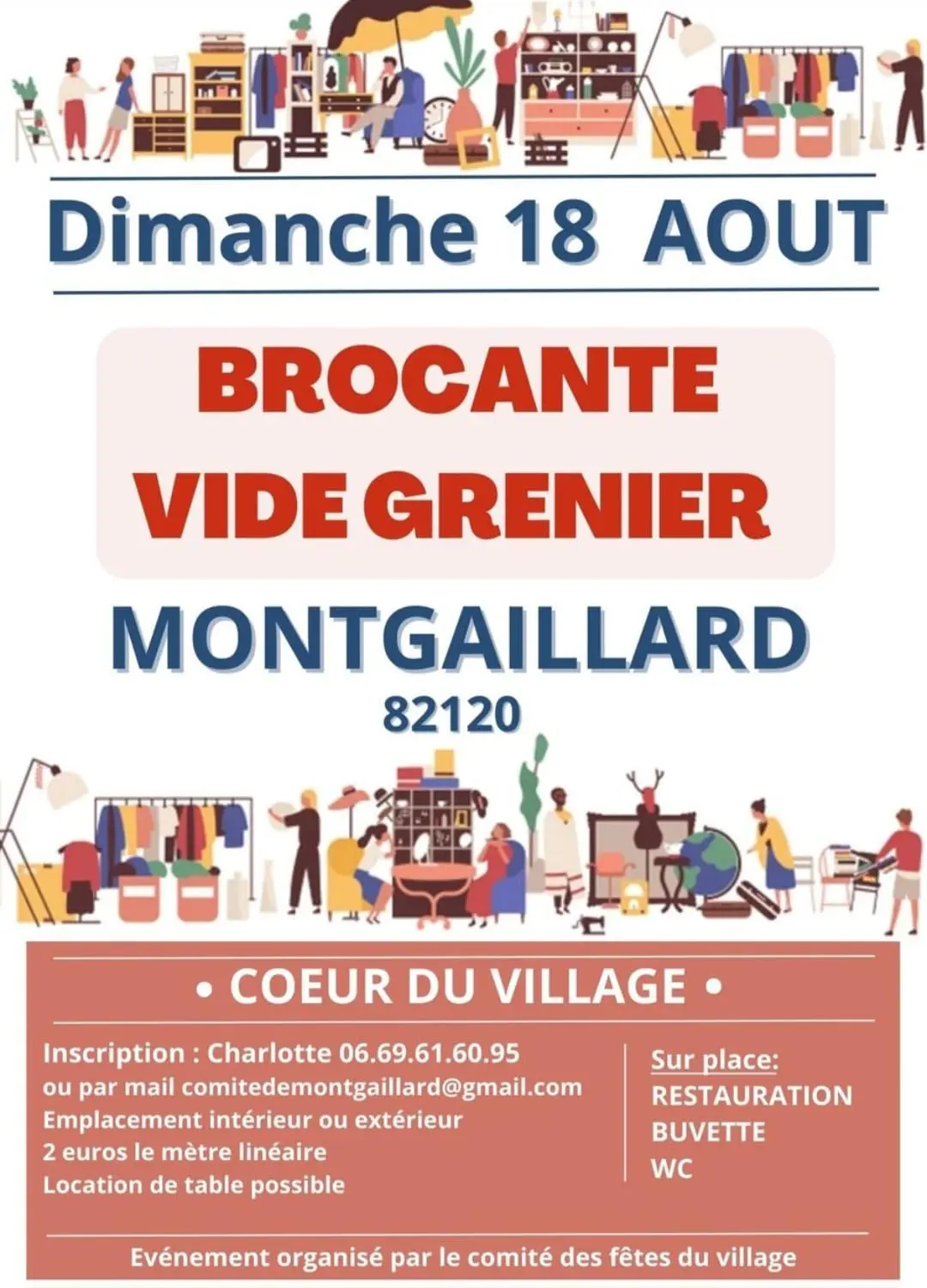 Vide grenier Montgaillard