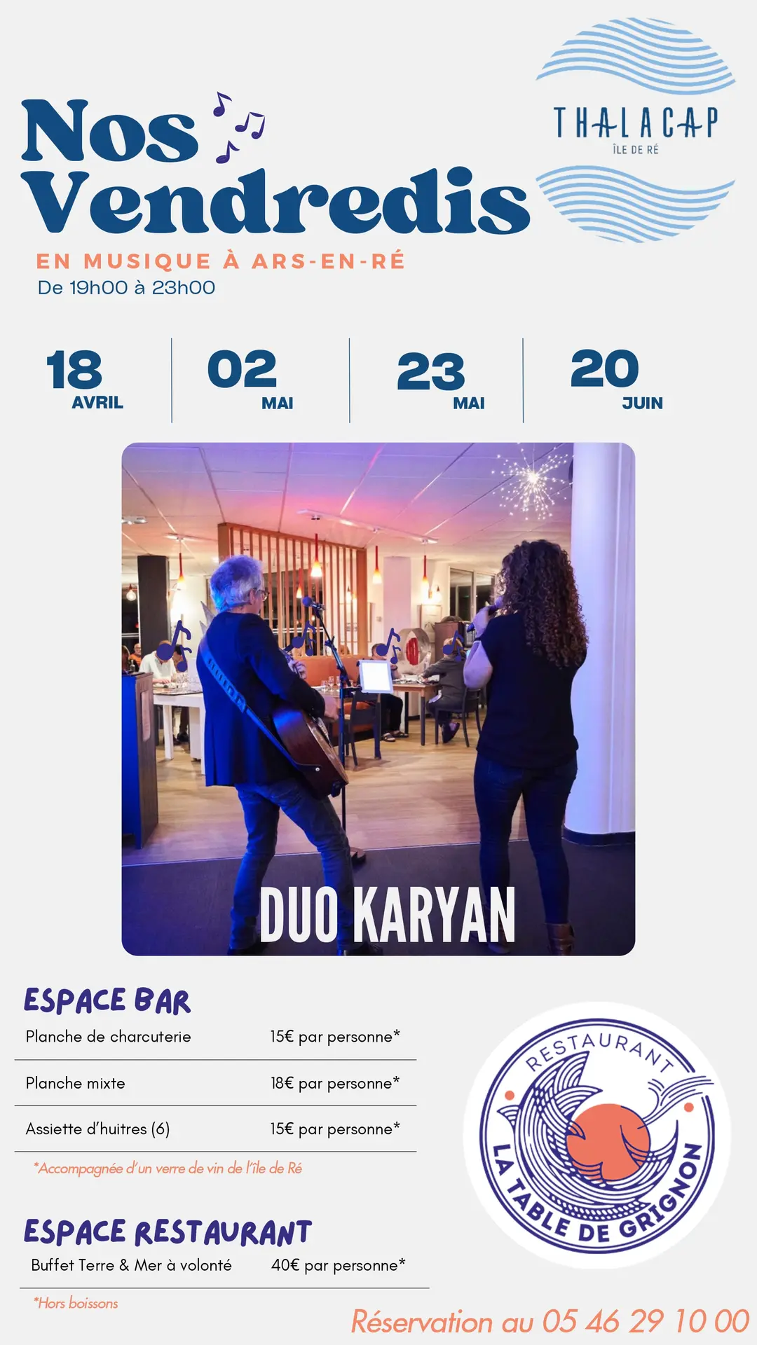 Nos vendredis en musique - Duo Karyan