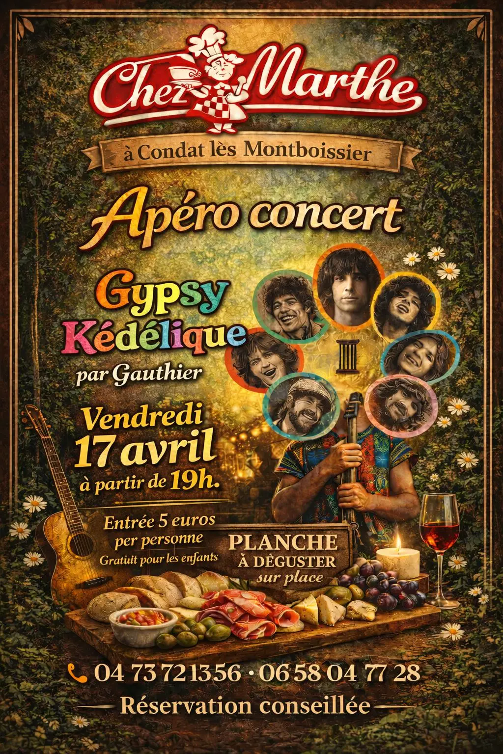 Affiche apéro concert