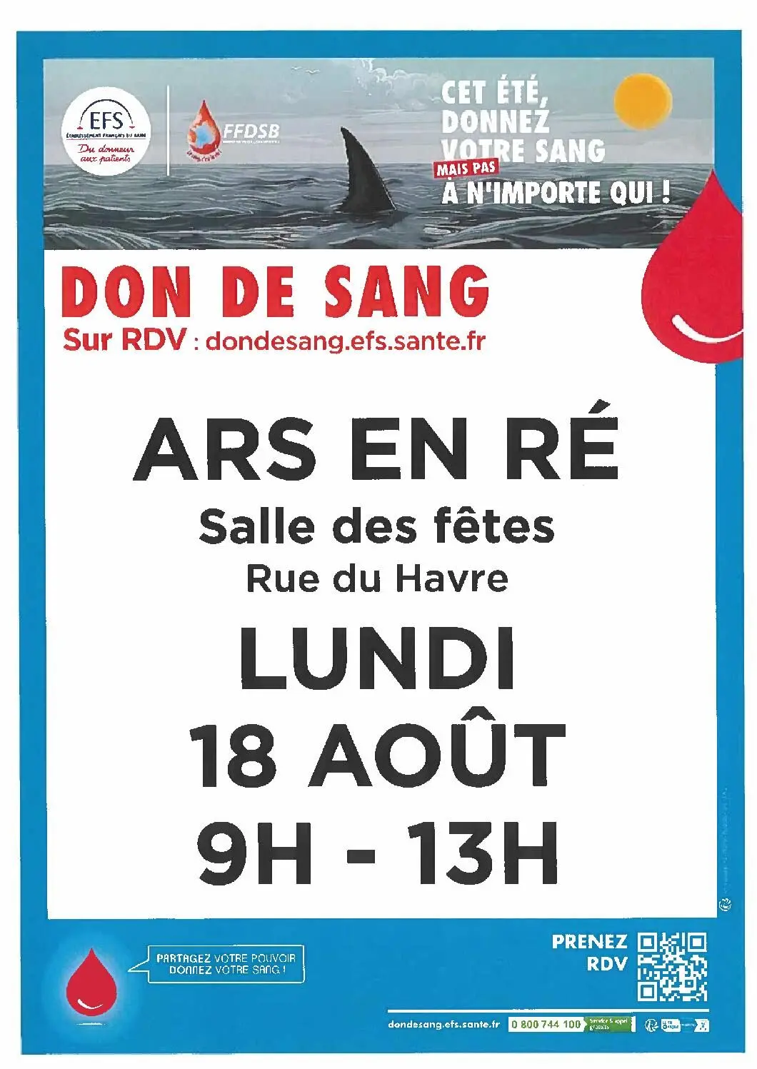 Don du sang à Ars-en-Ré_Ars-en-Ré