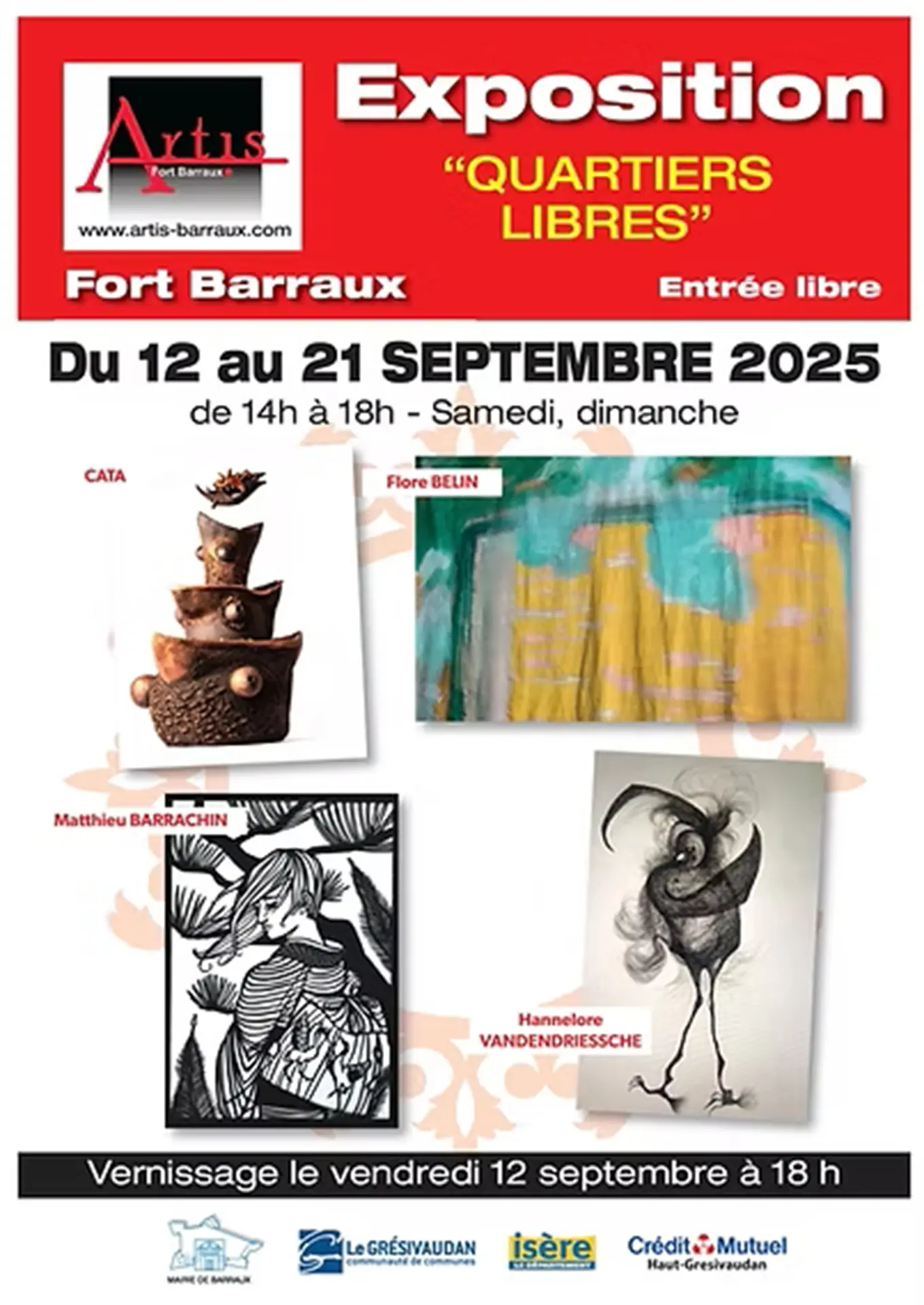 Expo Artis Quartiers libres à Fort Barraux