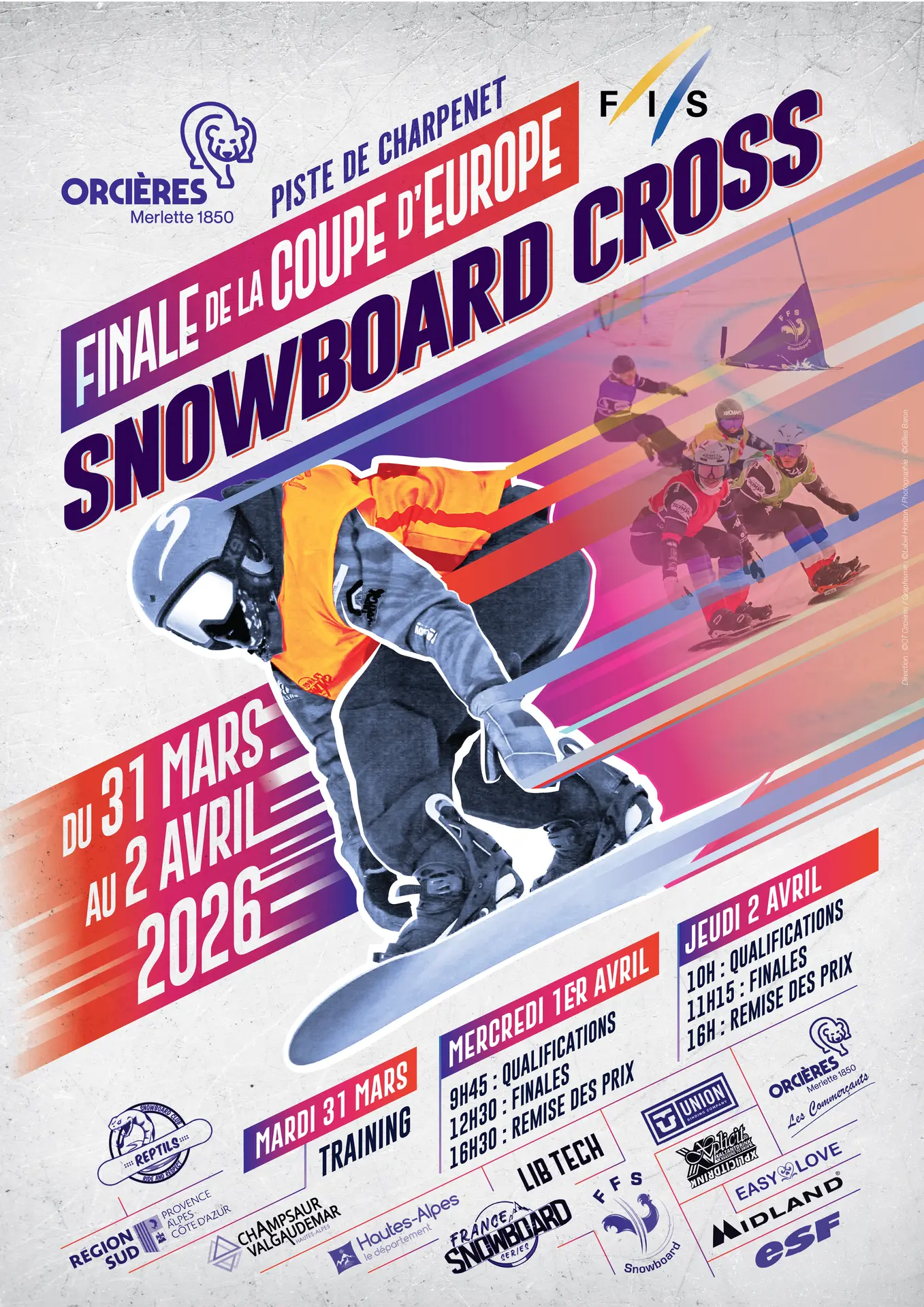 Coupe d'Europe de Snowboard Cross_Orcières