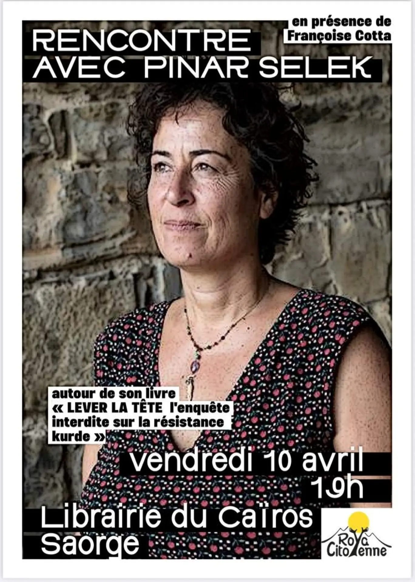 Rencontre avec Pinar Selek, Saorge