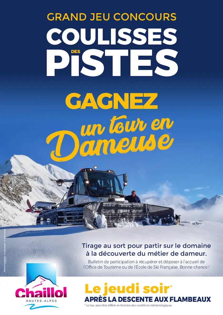 Jeu concours 'Coulisses des pistes'