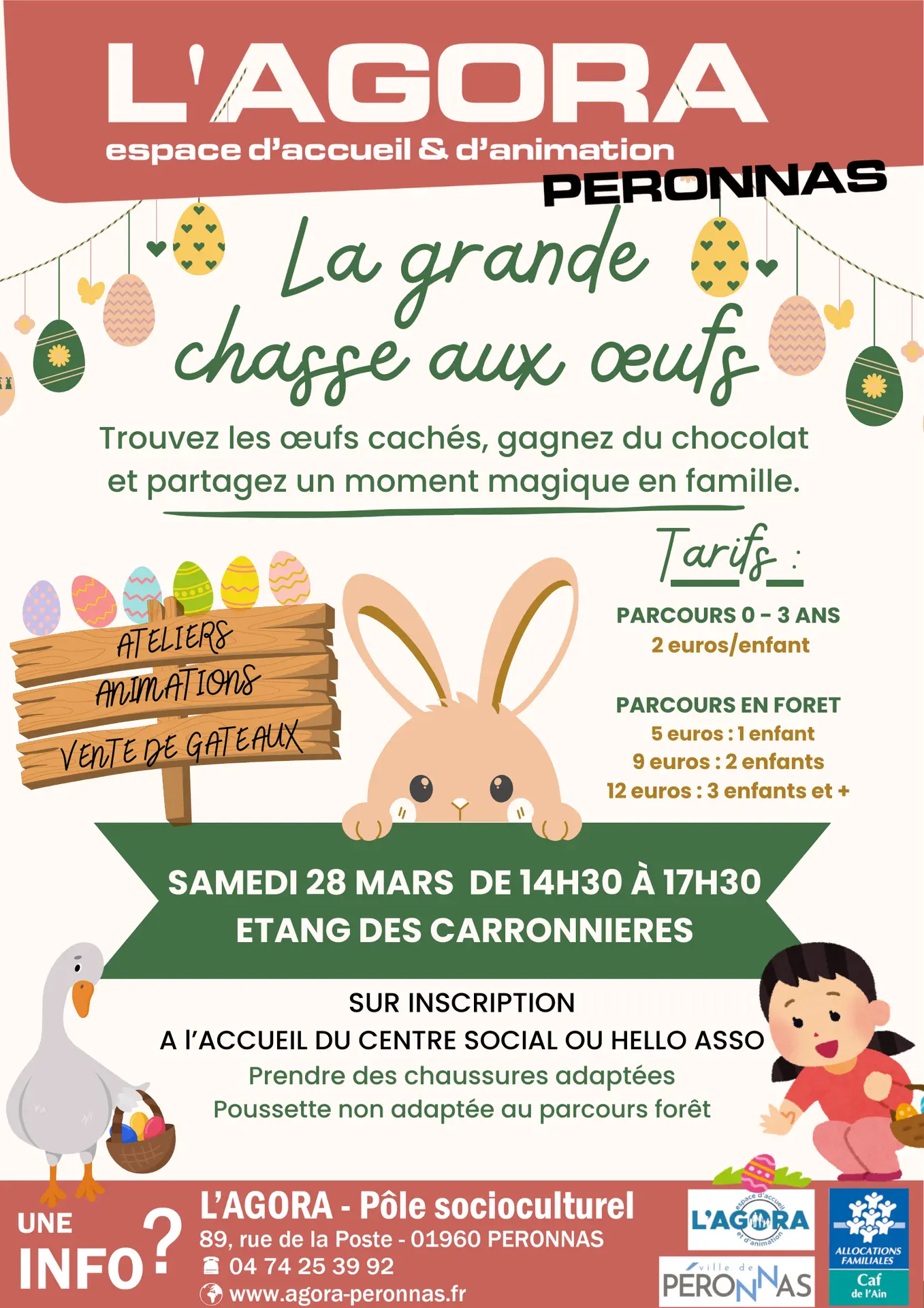 Affiche Chasse aux oeufs