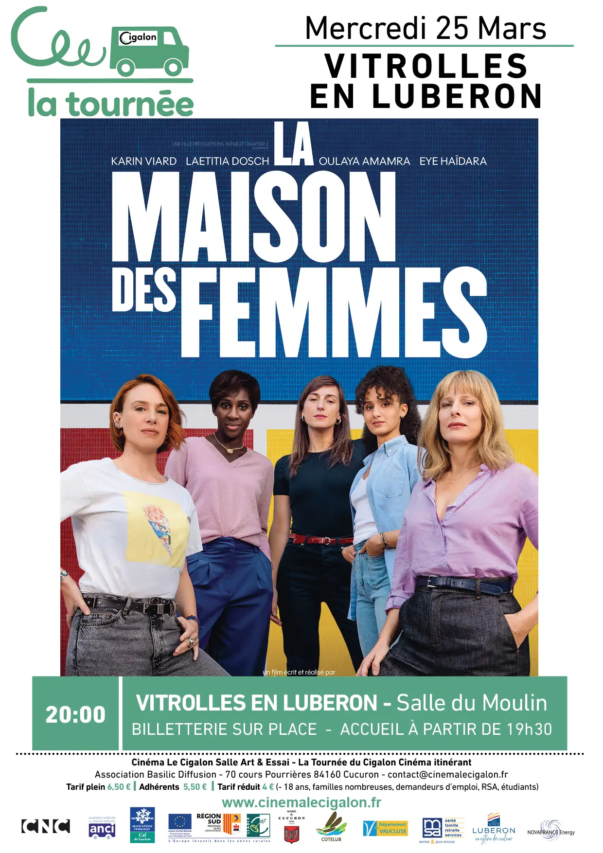 La Tournée du Cigalon à Vitrolles en Luberon :  LA MAISON DES FEMMES_Vitrolles-en-Lubéron