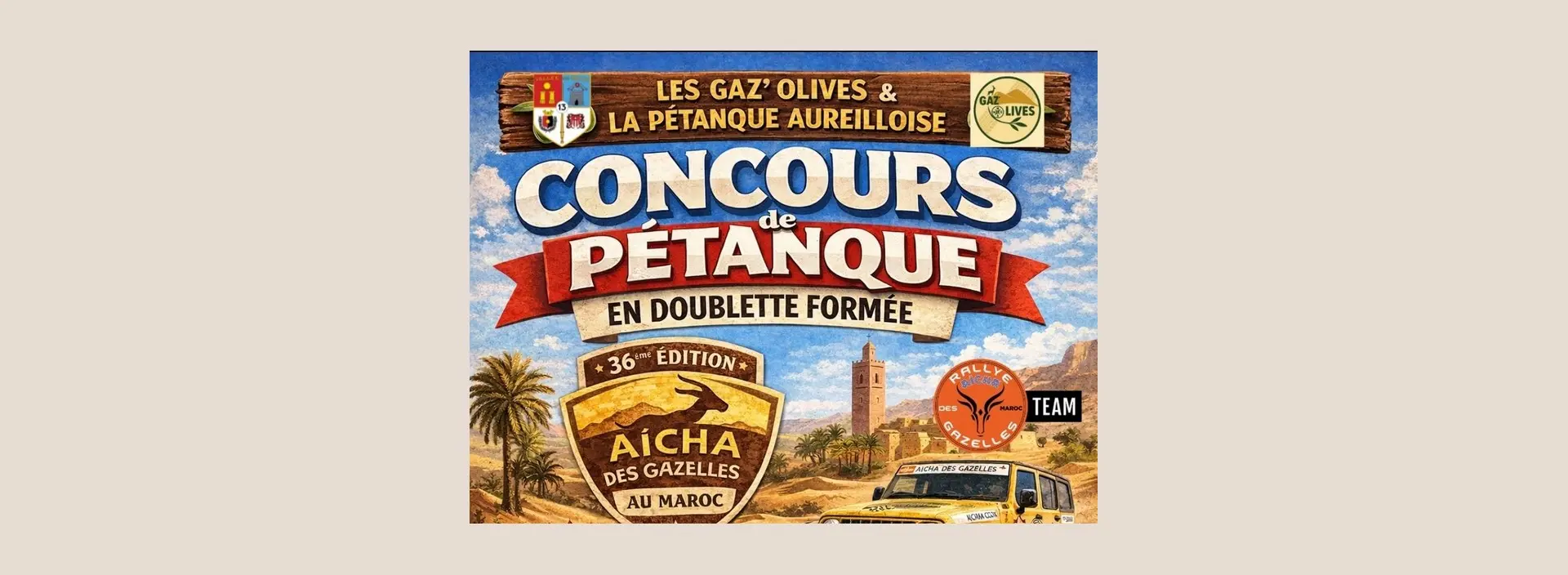 Thumbnail Special ‘Gaz'Olives’ pétanque competition in Aureille 19.04.26