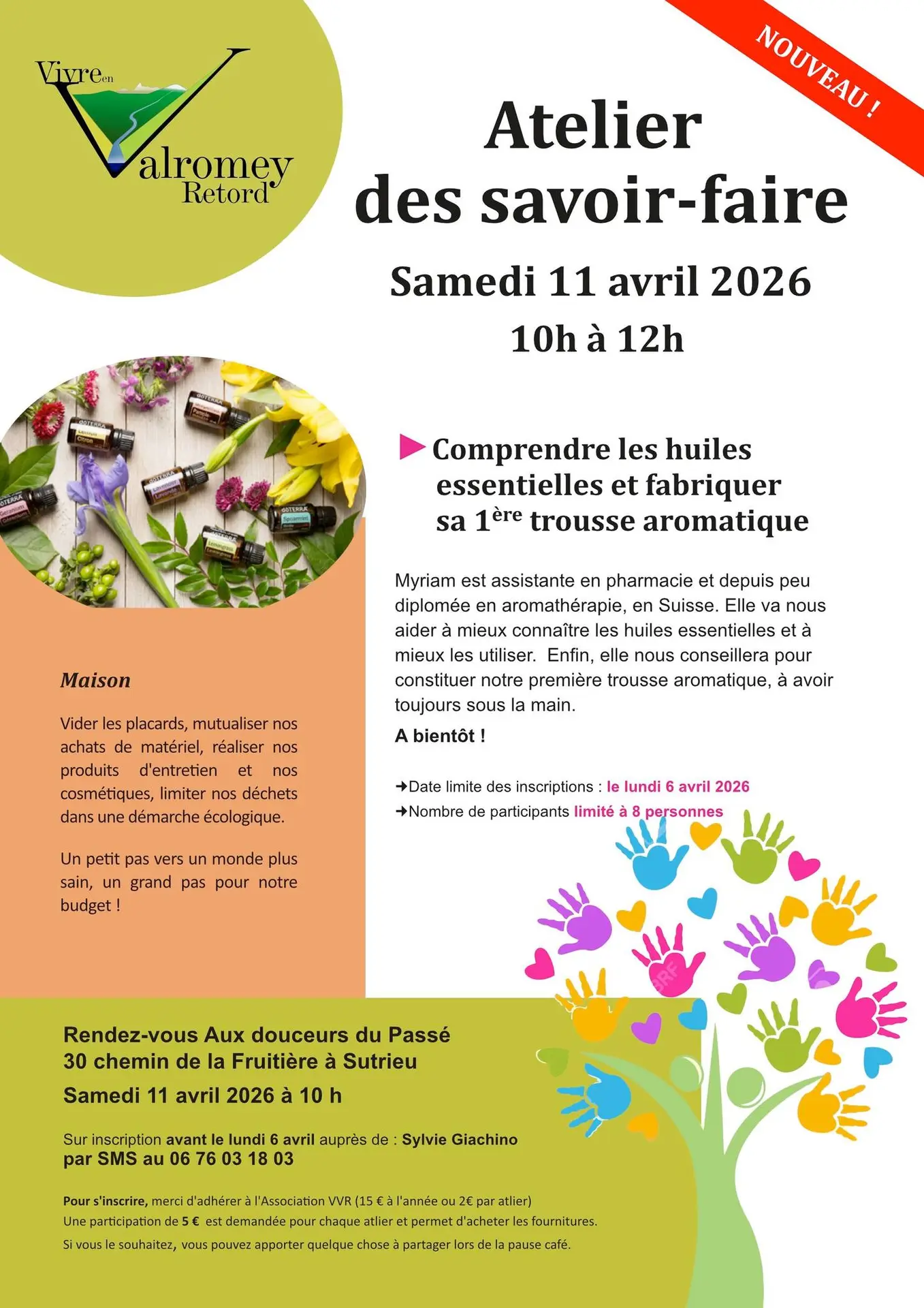 Atelier des savoir-faire : comprendre les huiles essentielles et fabriquer sa 1ère trousse aromatique_Valromey-sur-Séran