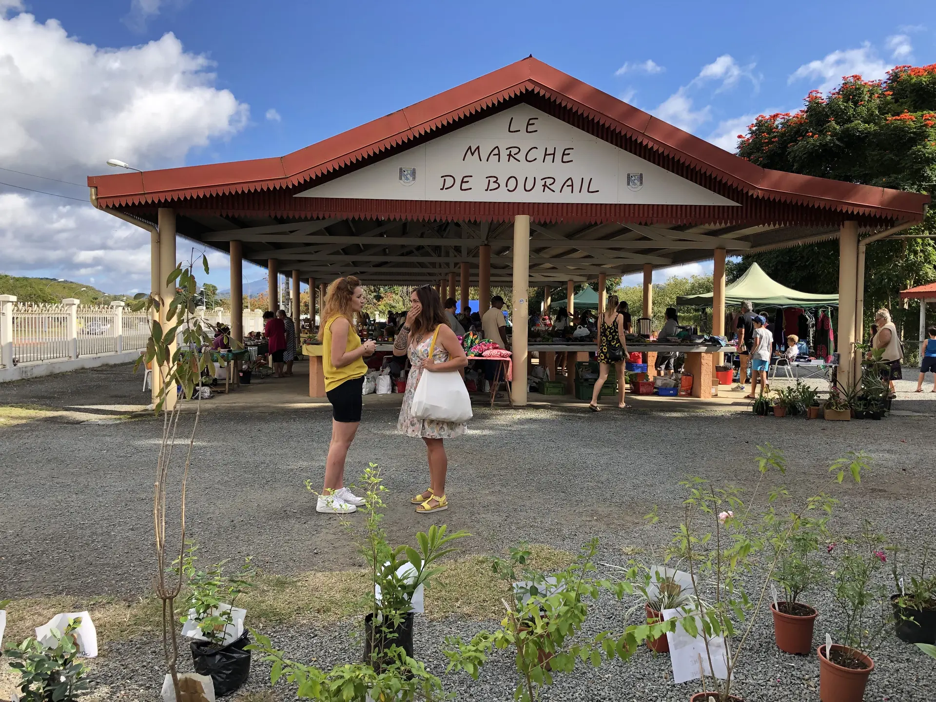 Entrée du marché