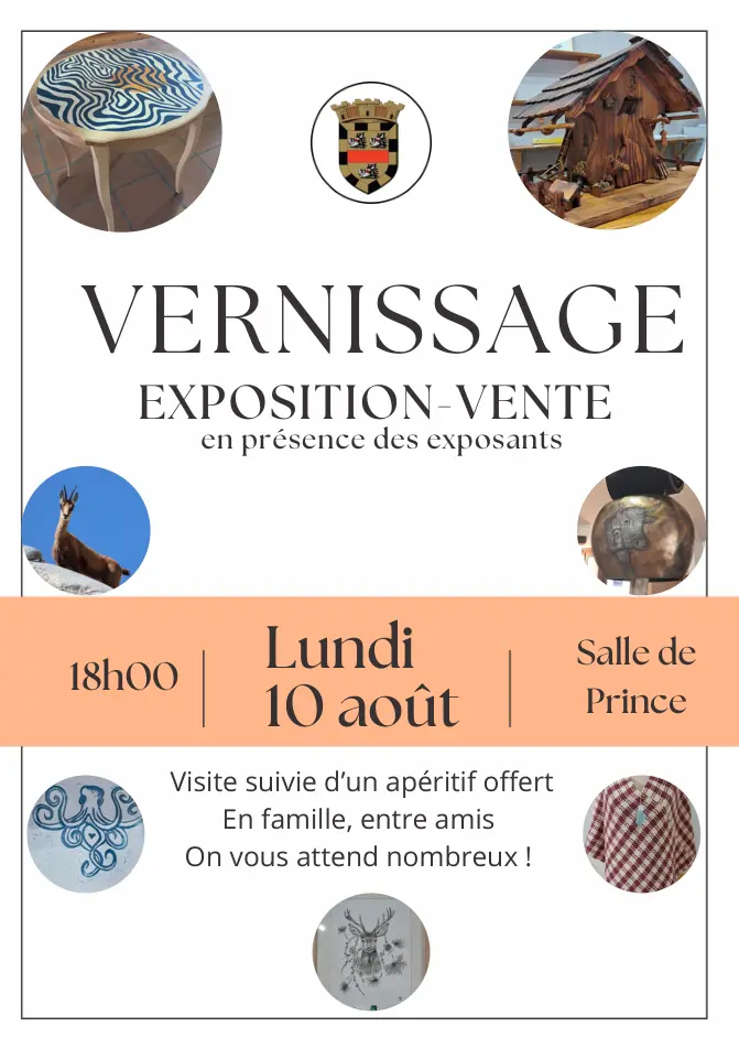 Vernissage : Exposition - vente aux Orres_Les Orres