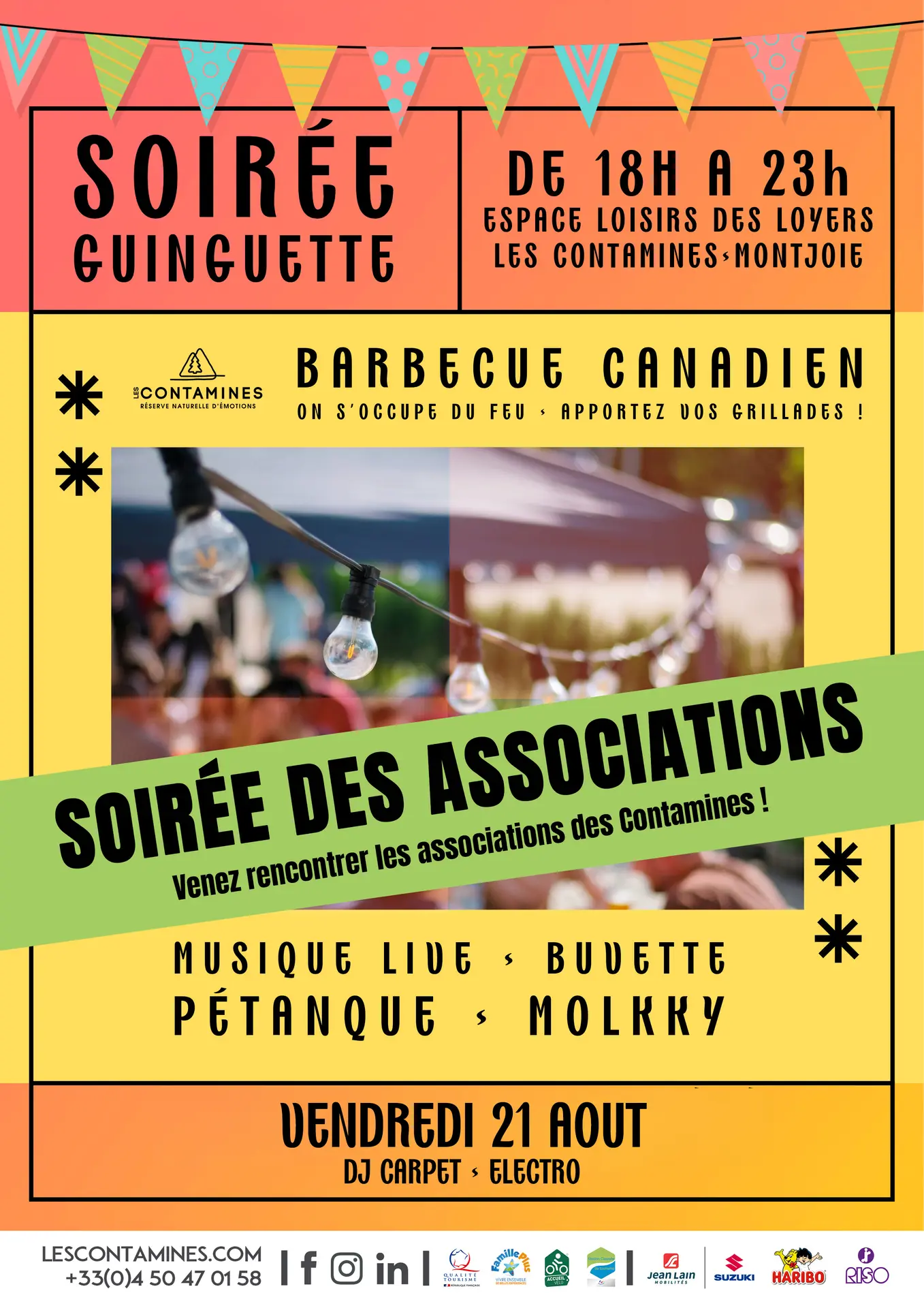 Soirée des associations et guinguette !_Les Contamines-Montjoie
