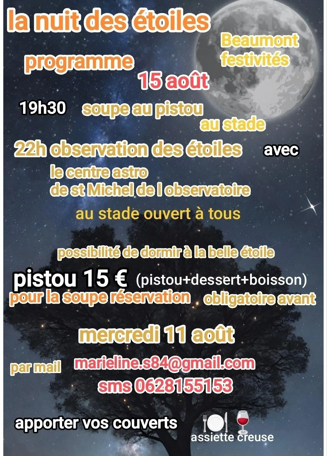 La nuit des étoiles à Beaumont de Pertuis_Beaumont-de-Pertuis