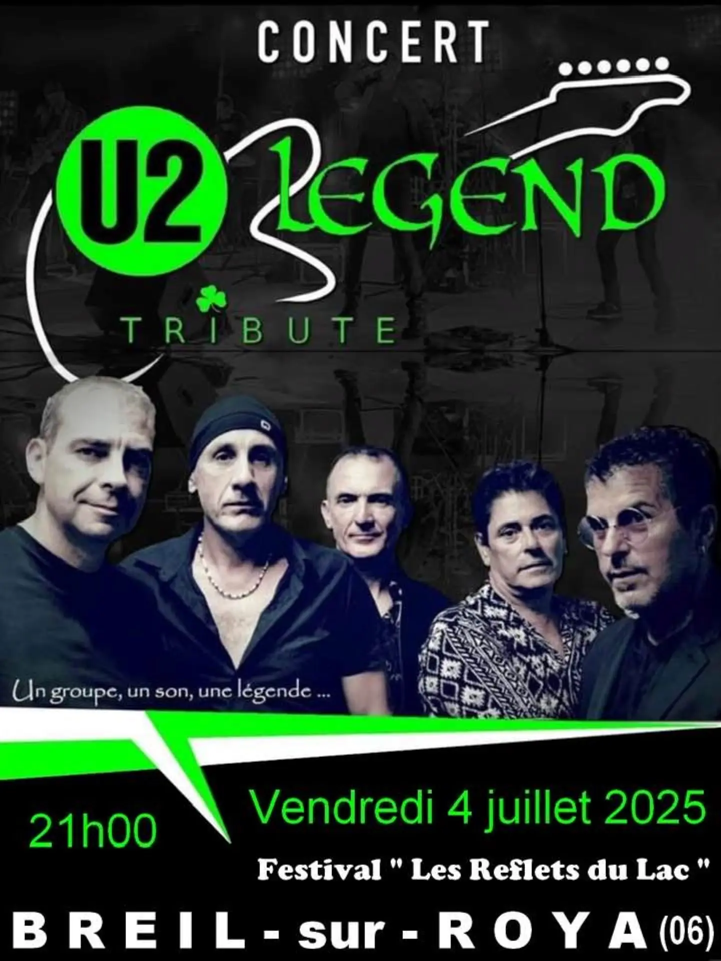 Festival Les Reflets du Lac : U2 Legend Tribute