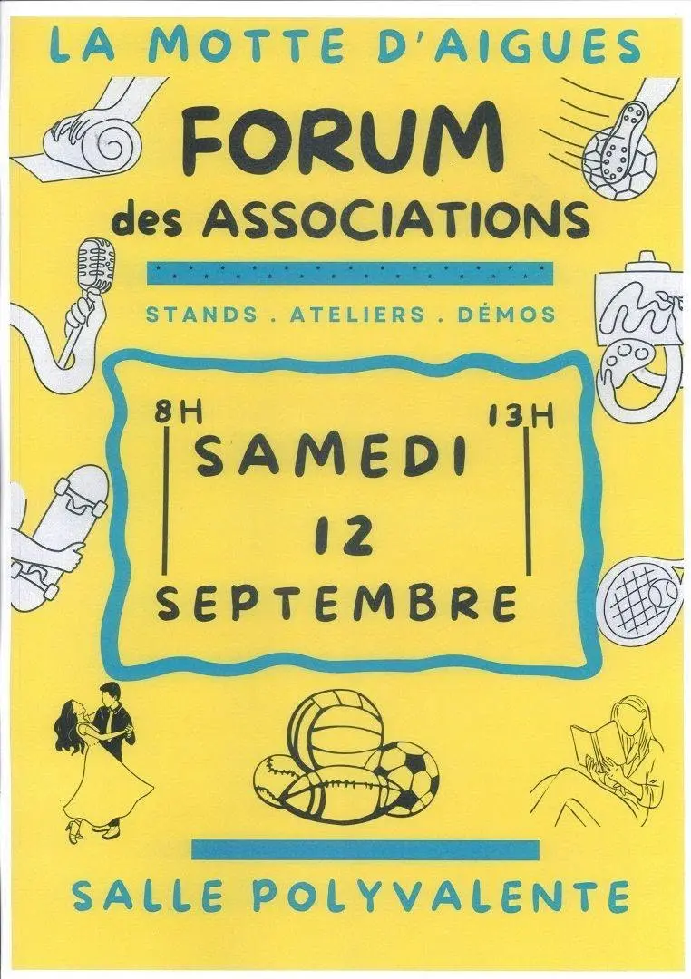 Journée des associations à La Motte d'Aigues._La Motte-d'Aigues