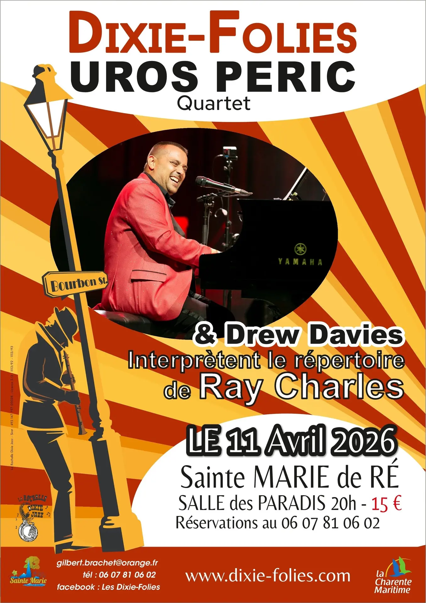 Dixie-Folies  - Uros Peric & Drew Davies - Ray Charles_Sainte-Marie-de-Ré
