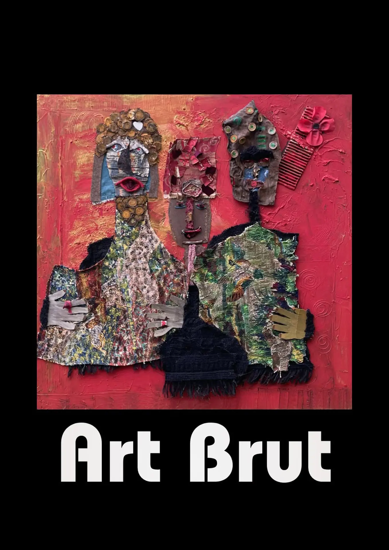 Affiche exposition Art Brut Zinezog à Saint-Rémy-de-Provence