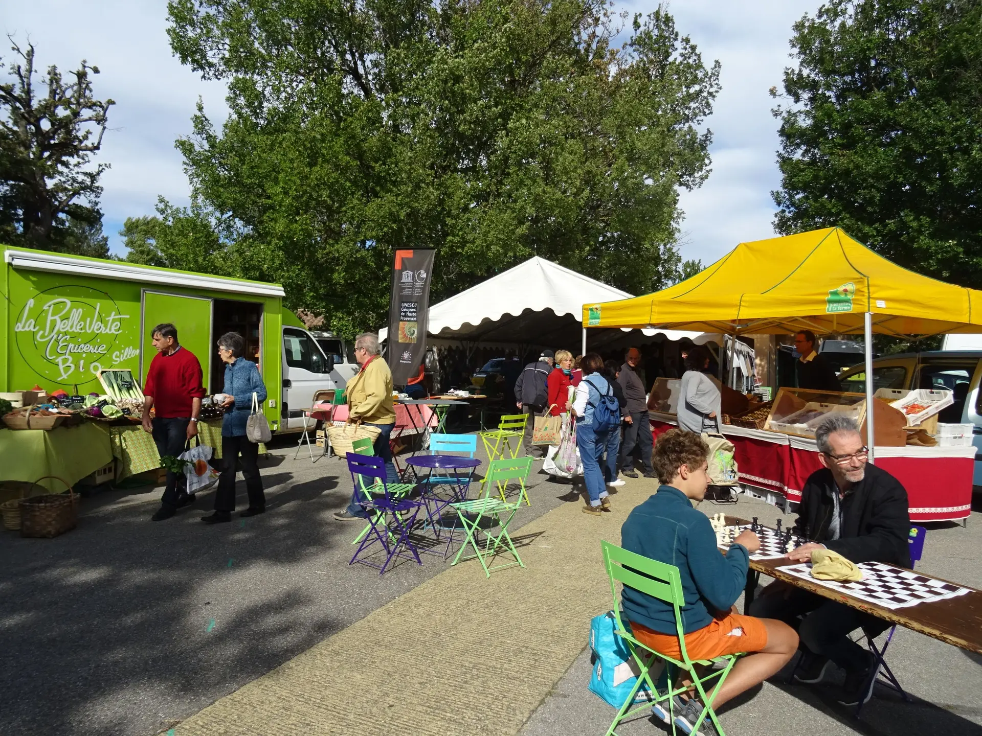 Marché bio & Bienvenue à la ferme