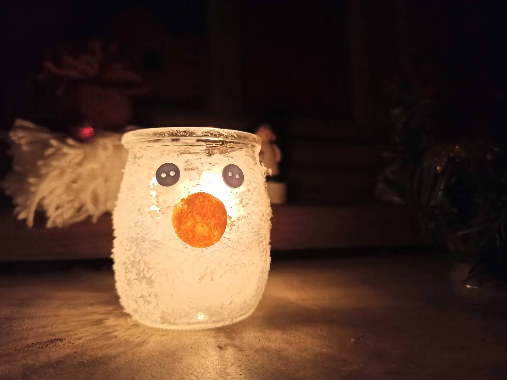 illuminations à la bougie à St-Sorlin-en-Bugey