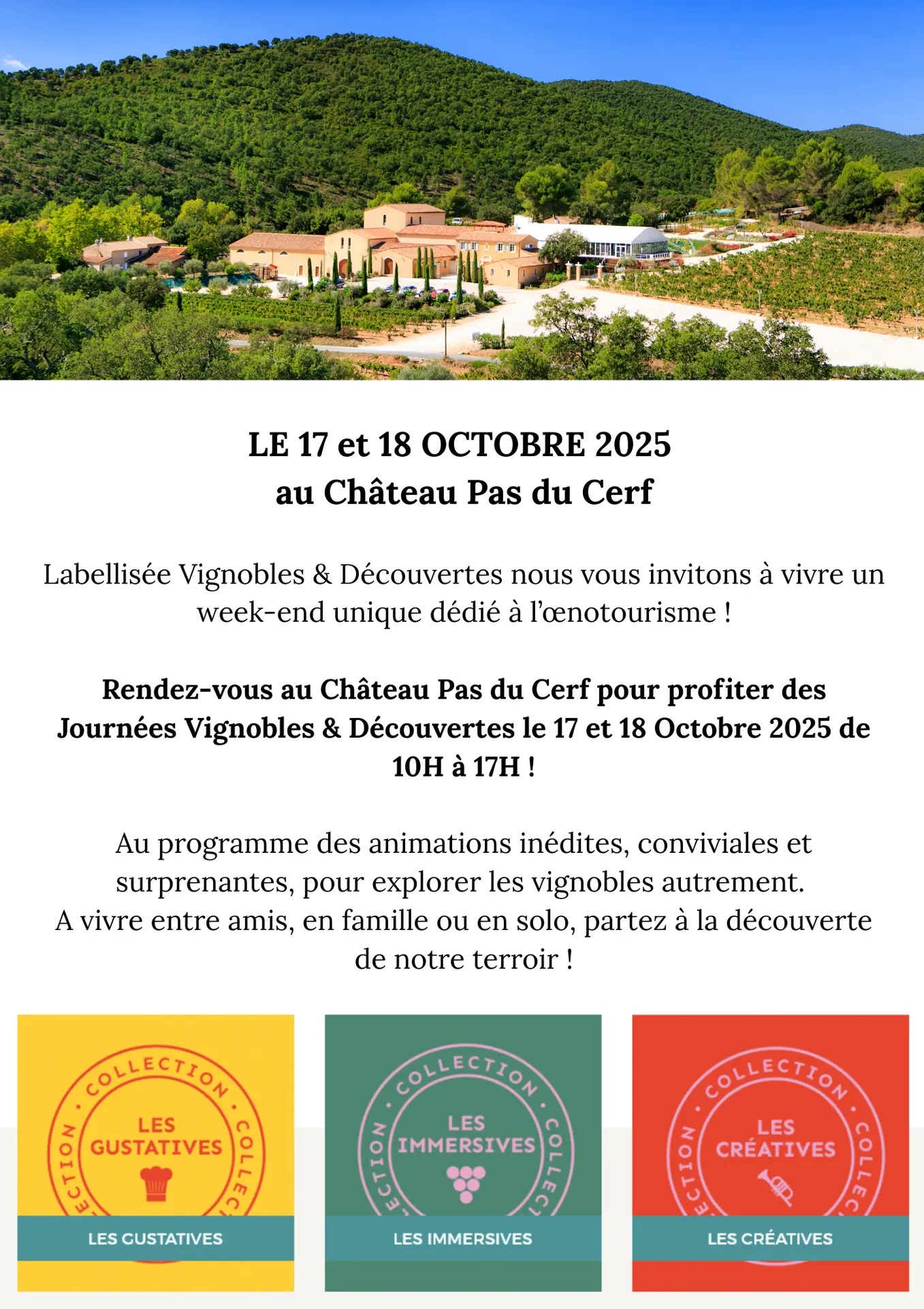 Visite de cave interactive au Château Pas du Cerf et dégustation_La Londe-les-Maures