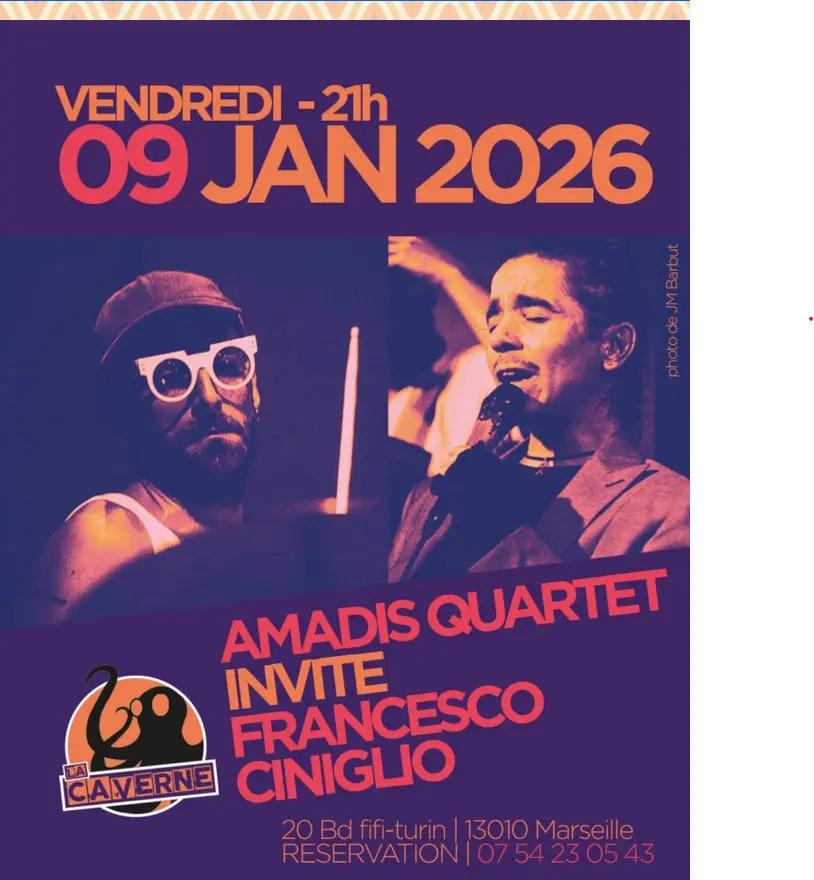 Concert d'Amadis Quartet à la Caverne Jazz