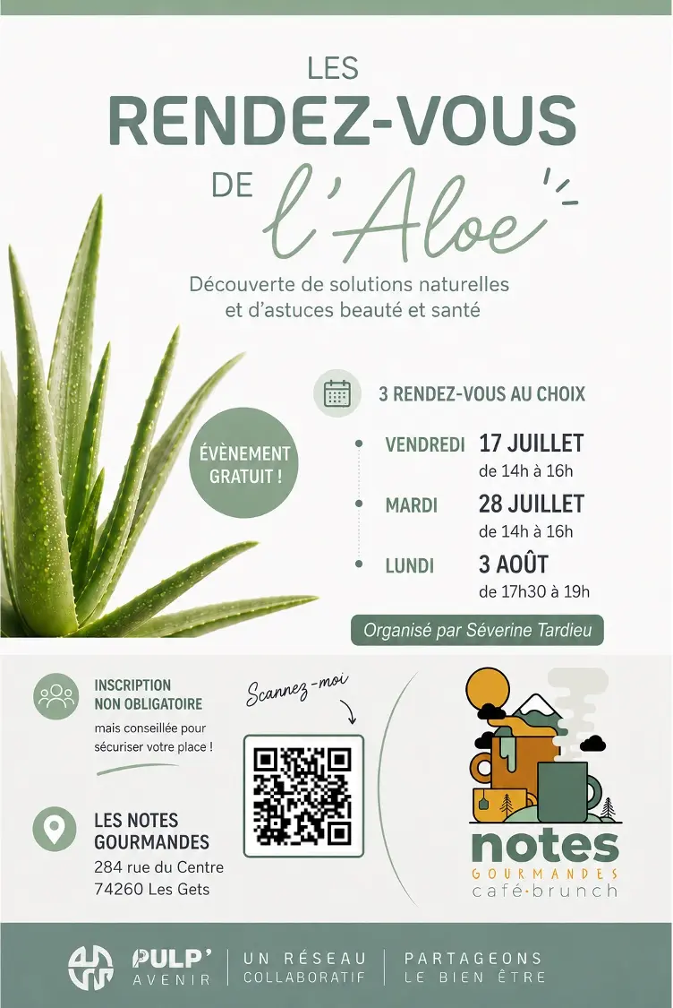 Atelier Bien-être & Découverte de l’Aloe Vera