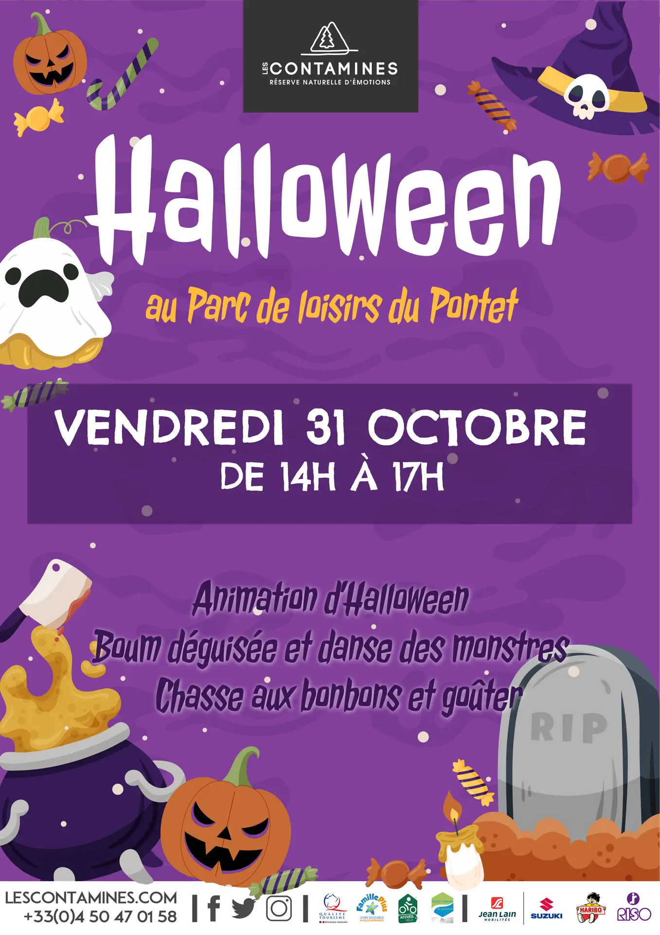 Halloween au centre du village