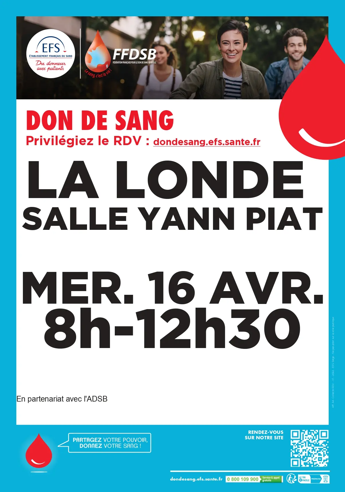 Le don du sang en Méditerranée Porte des Maures